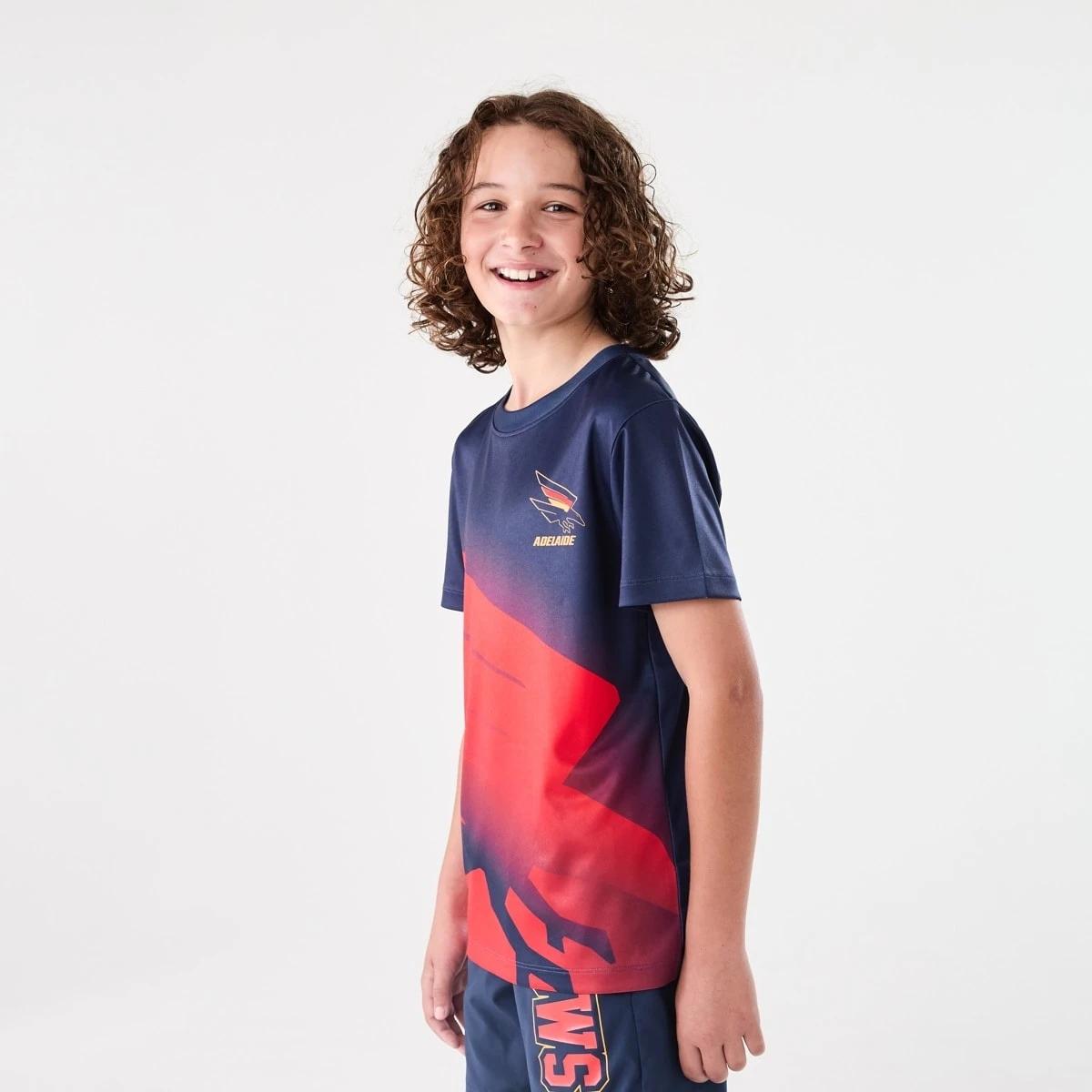 2 Official AFL Kids Training T-shirt Adelaide, 2 of 8