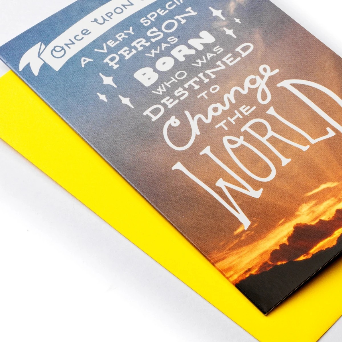 3 Hallmark Birthday Card - Change the World, 3 of 3