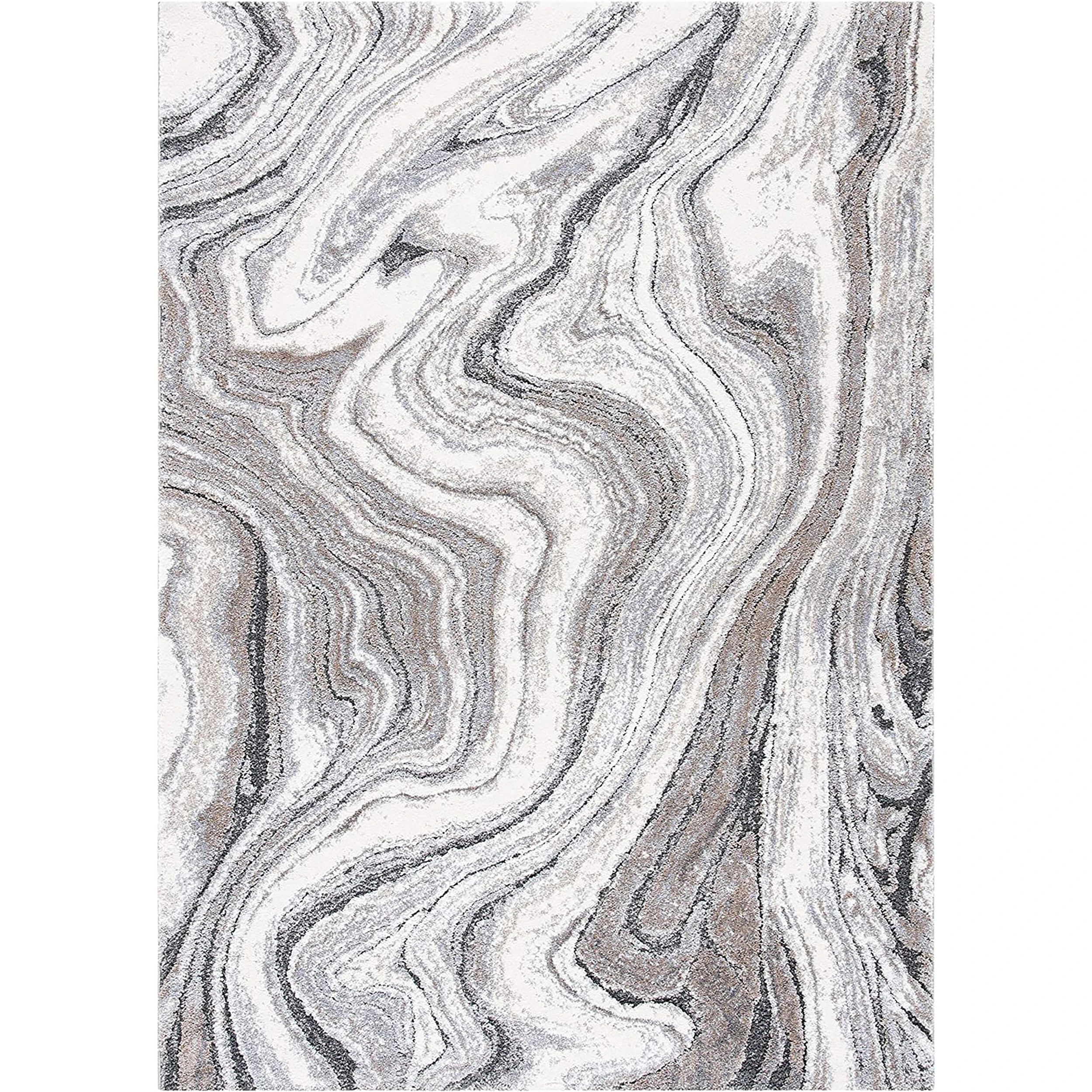 1 Common Ground Rugs Stonefall 111 290x200cm - Large Pet Friendly Floor Rug - Grey, 1 of 7