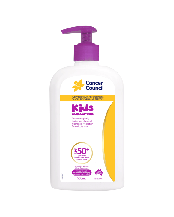 Cancer Council Kids SPF50+ Sunscreen 500ml