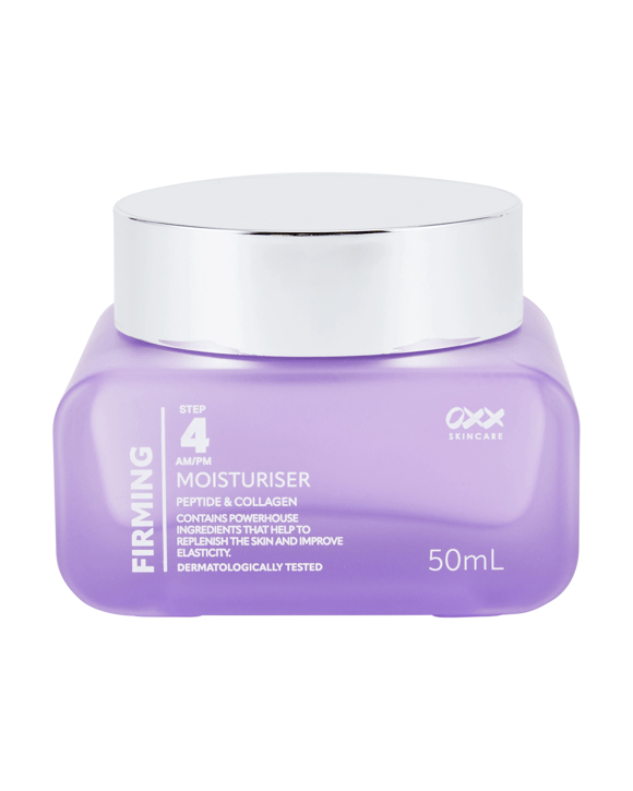 OXX Skincare Step 4 AM/PM Firming Moisturiser 50ml - Peptide and Collagen