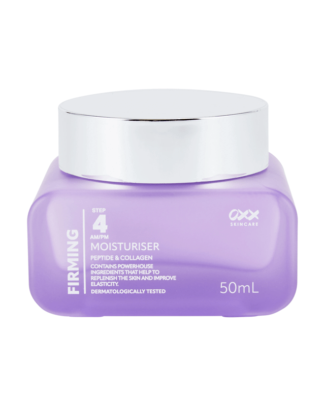 OXX Skincare Step 4 AM/PM Firming Moisturiser 50ml - Peptide and Coll