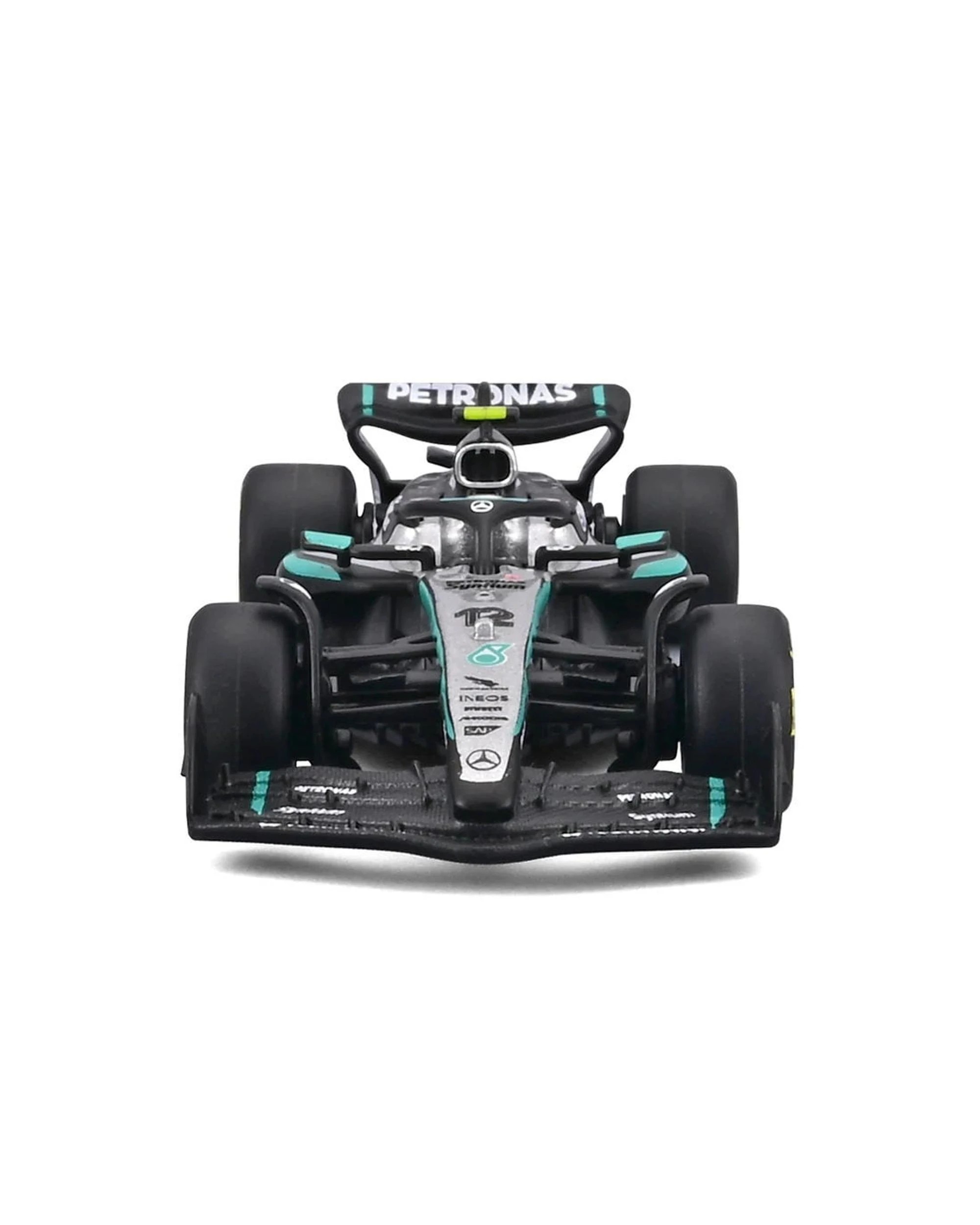 4 Bburago F1 Premium 2025 Mercedes W16 #12 Antonelli 1:64 Diecast Vehicle with Box, 4 of 5