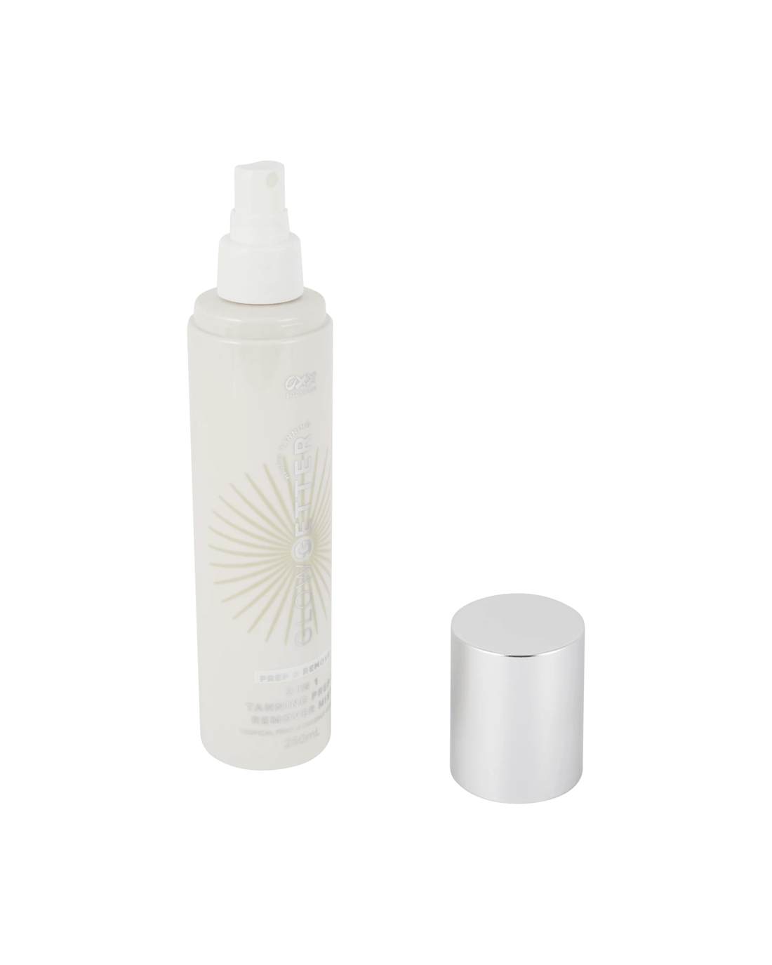 2 OXX Bodycare Glow Getter 2 in 1 Tanning Prep and Remover Mist 250ml - Tropical Fruit and Coconut Scented, 2 of 4