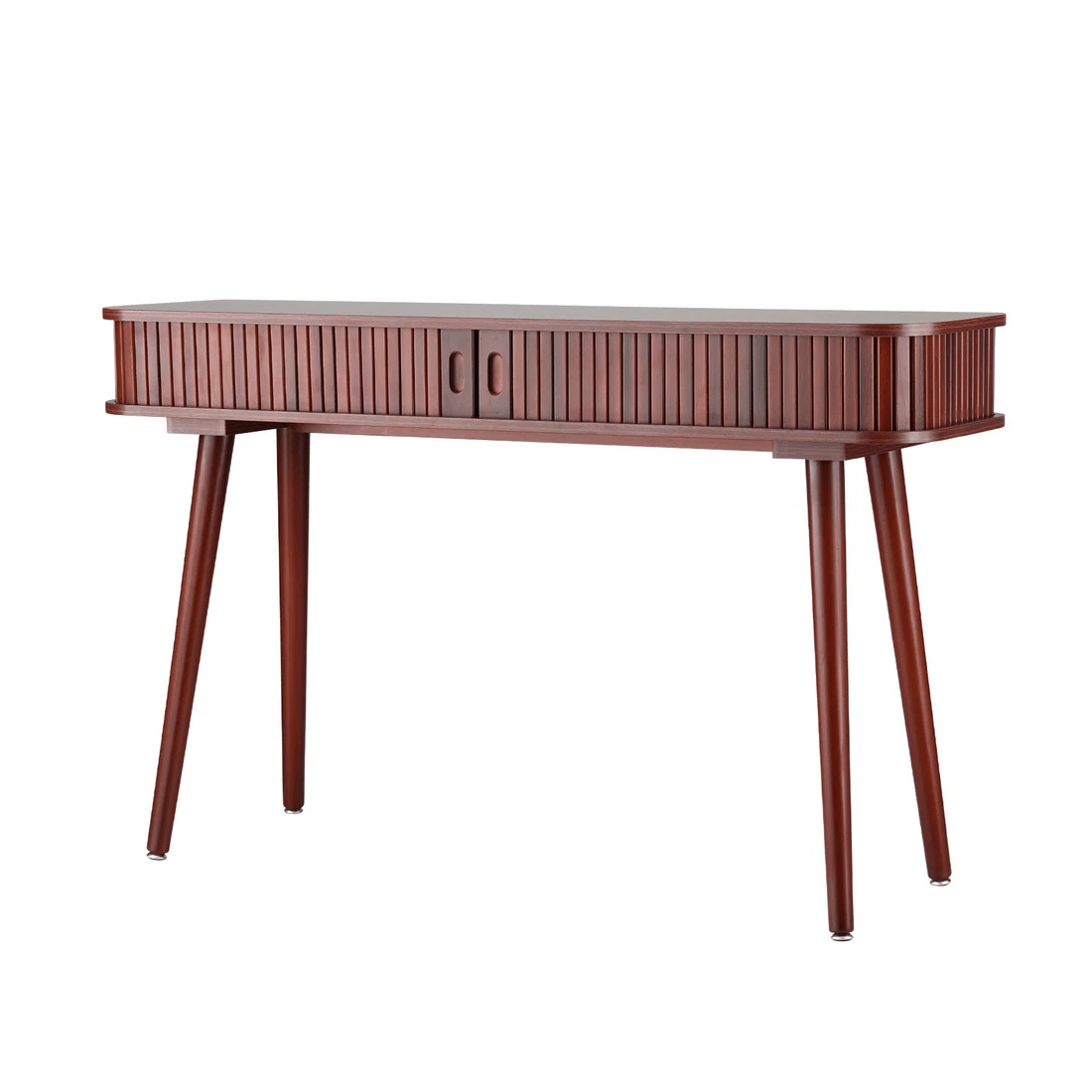 1 Artiss Console Table 2 Drawers 120CM - Brown, 1 of 6