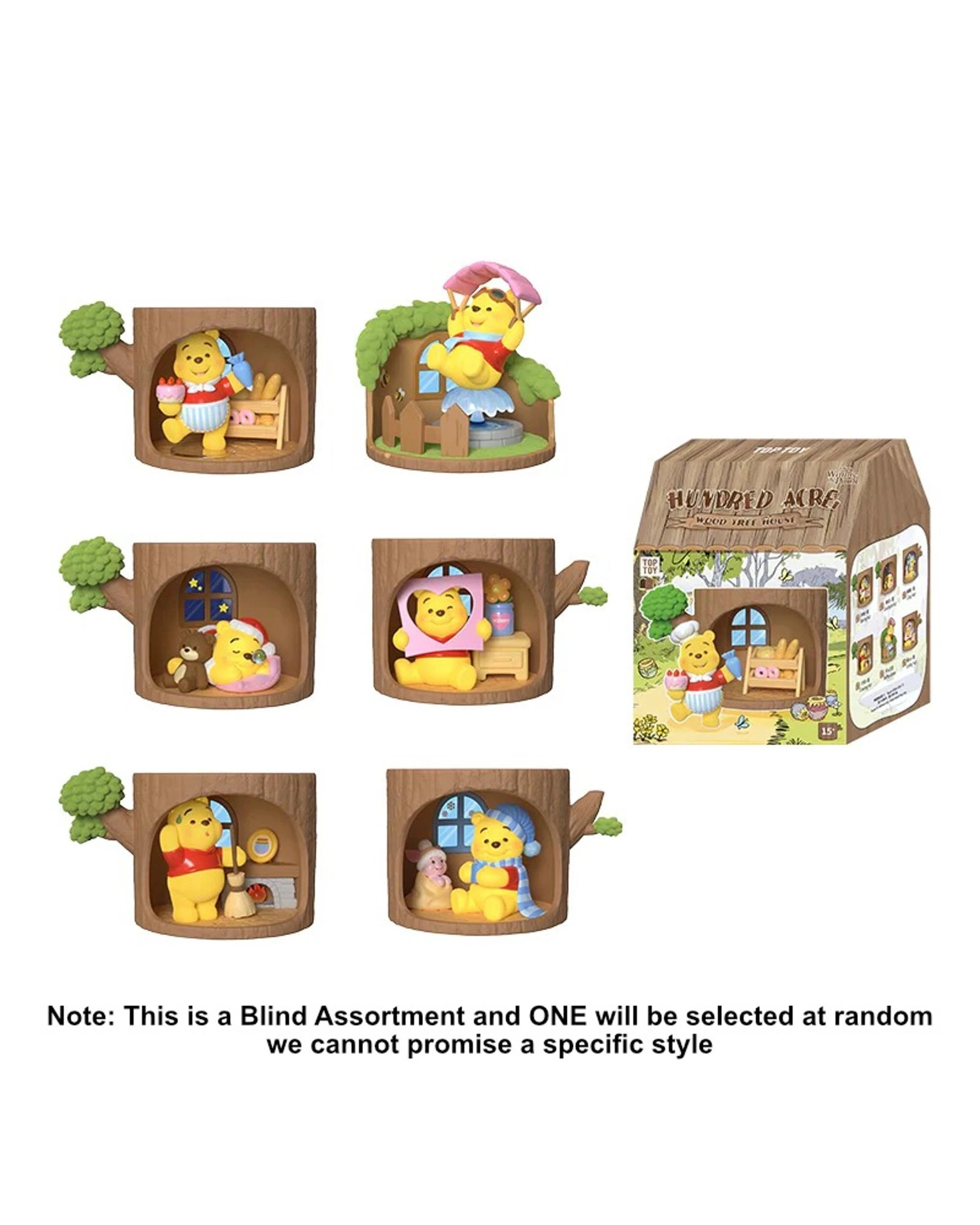 2 Disney Winnie the Pooh Hundred Acre Wood Tree House Series Figure Blind Box, 2 of 9