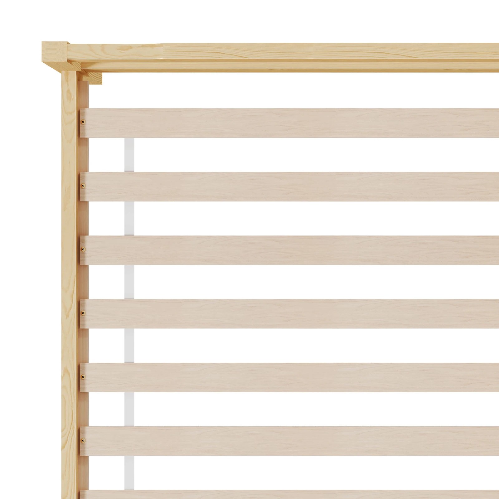 4 Alfordson Bed Frame Wooden Queen Size Mattress Base Platform Timber - Natural, 4 of 10