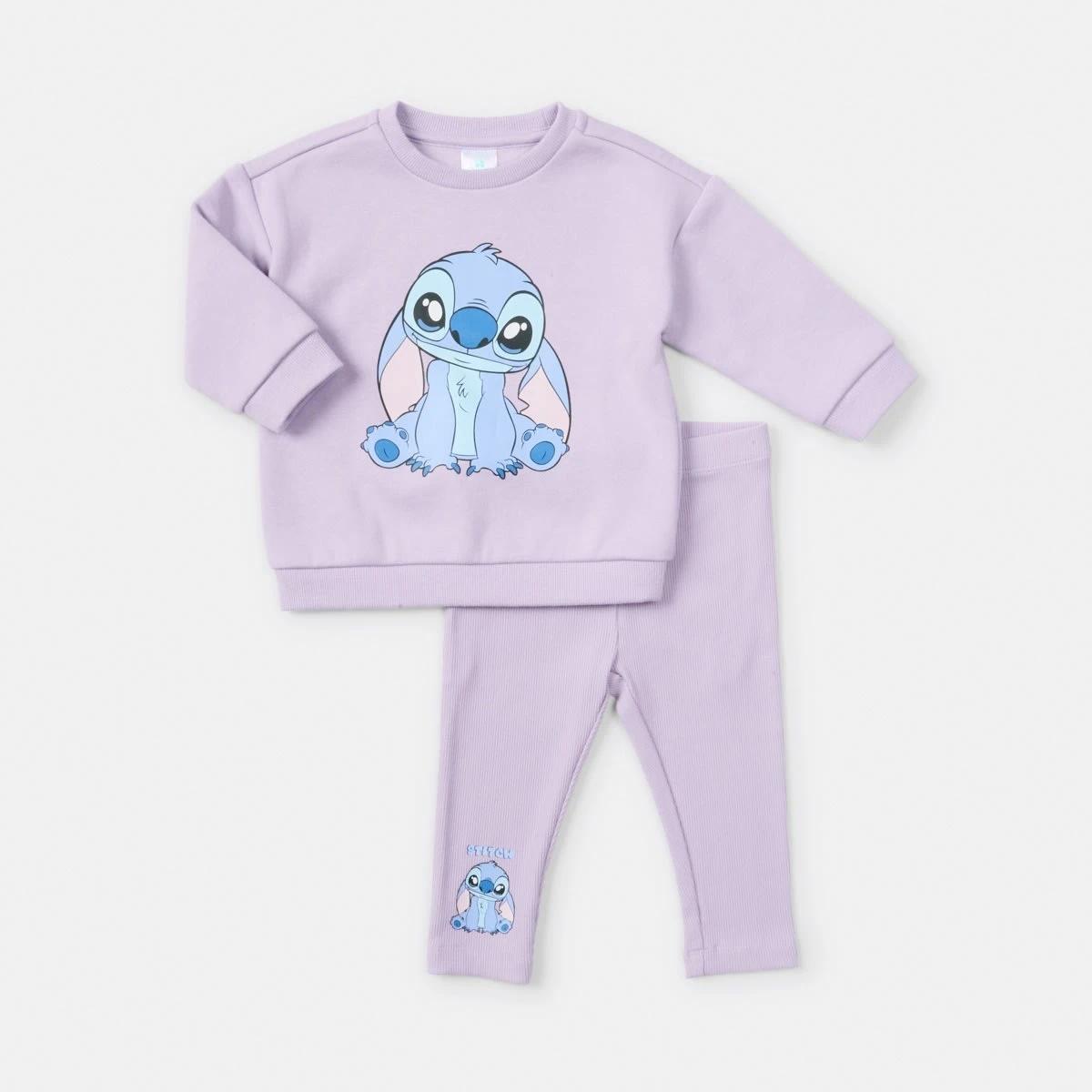 1 Disney Lilo & Stitch License Sweatshirt and Leggings Set Stitch, 1 of 7