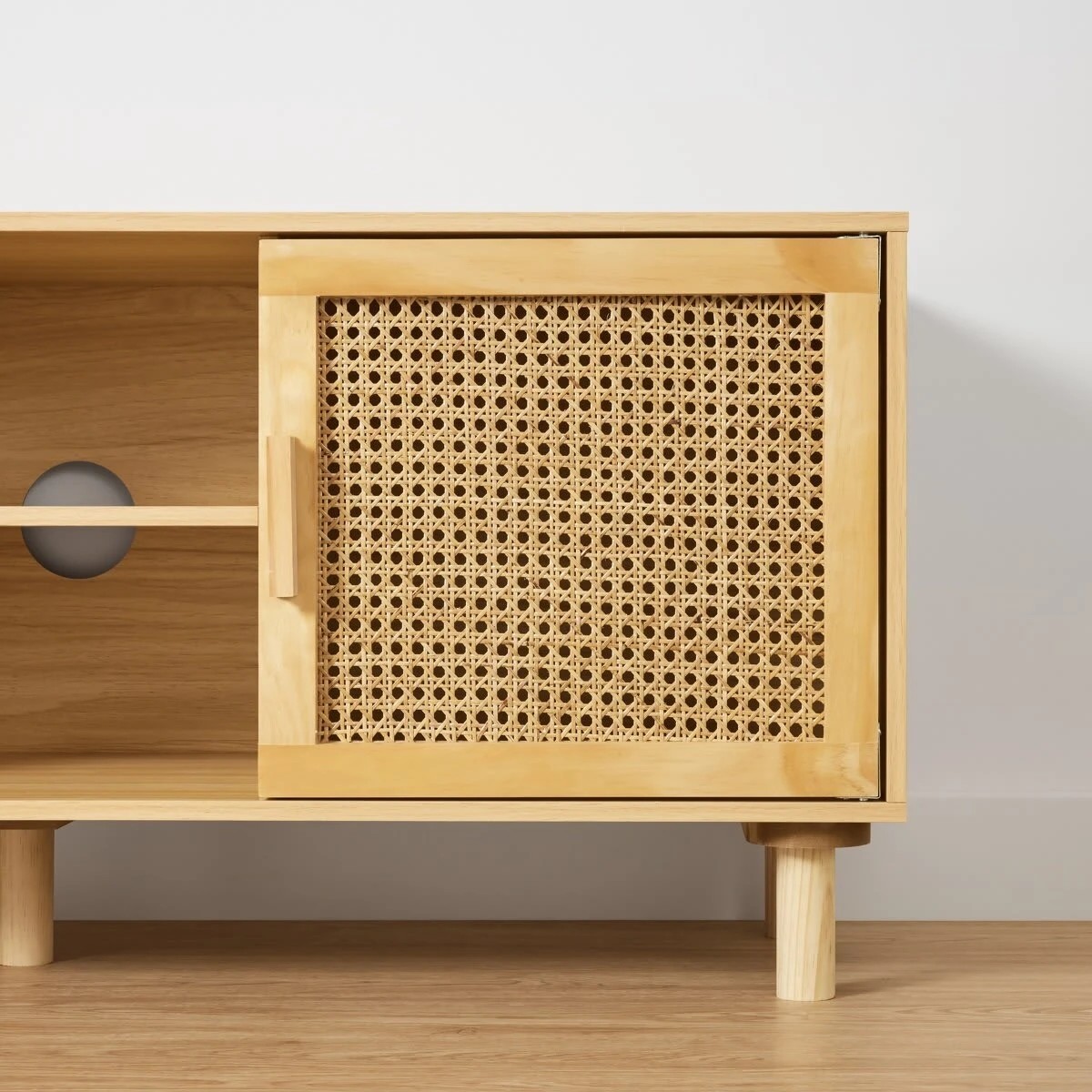 7 Rattan Entertainment Unit, 7 of 10