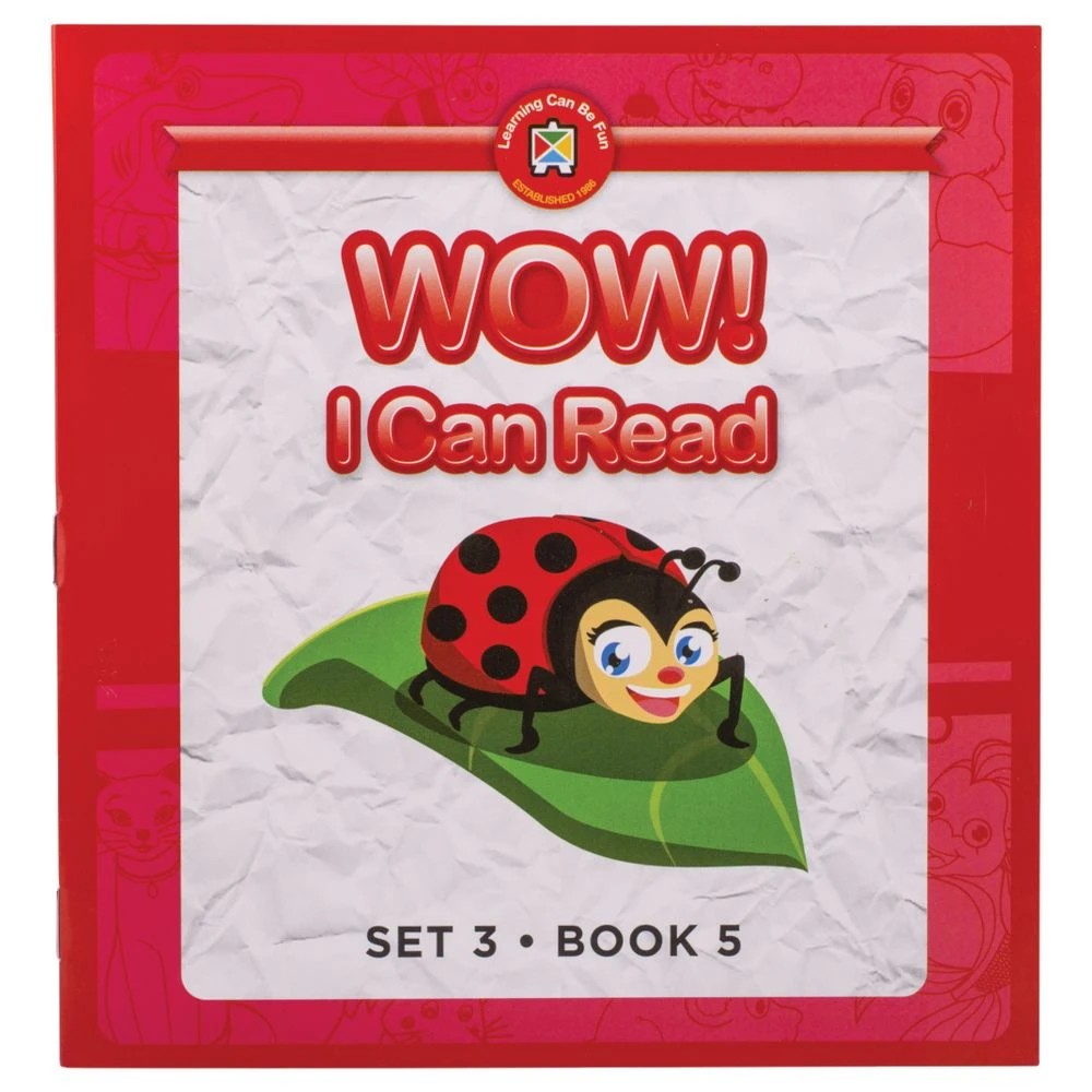 5 Learning Can Be Fun Wow I Can Read Books Set 3 Red, 5 of 6