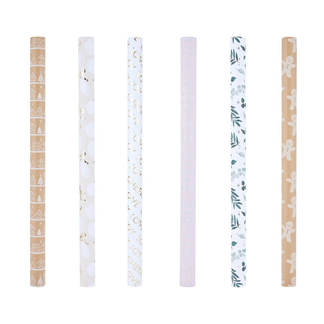 4 4m 70cm Christmas Kraft Gift Wrap - Assorted, 4 of 5