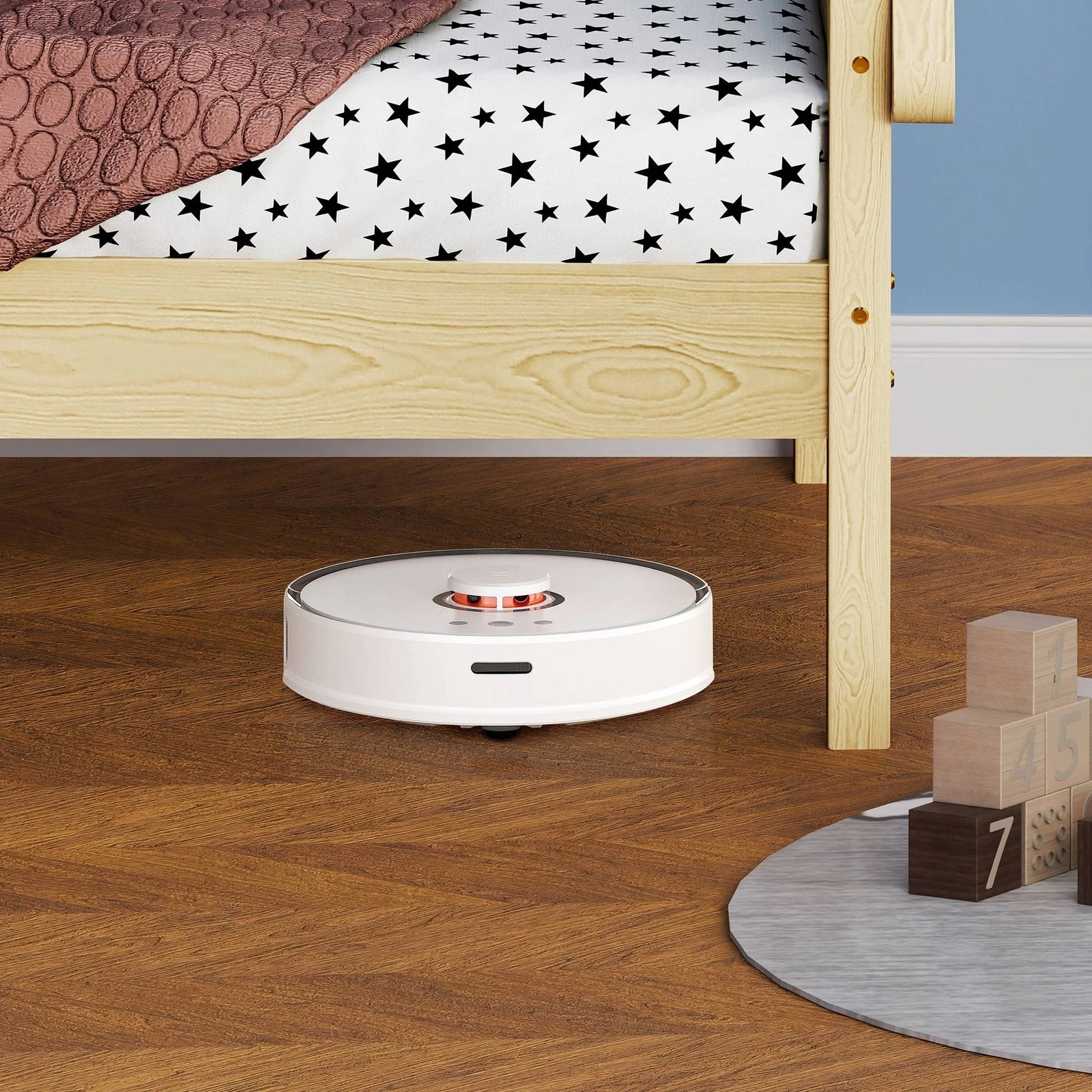 5 Alfordson Kids Bed Frame Wooden Timber Single House Frame Platform Base Estelle - Natural, 5 of 10