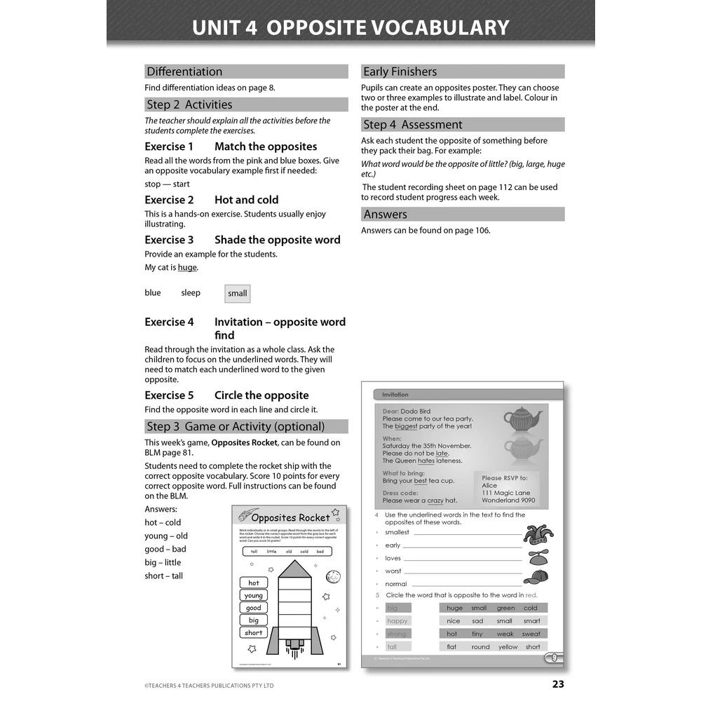 3 Spelling Conventions Teacher Book 1, 3 of 3