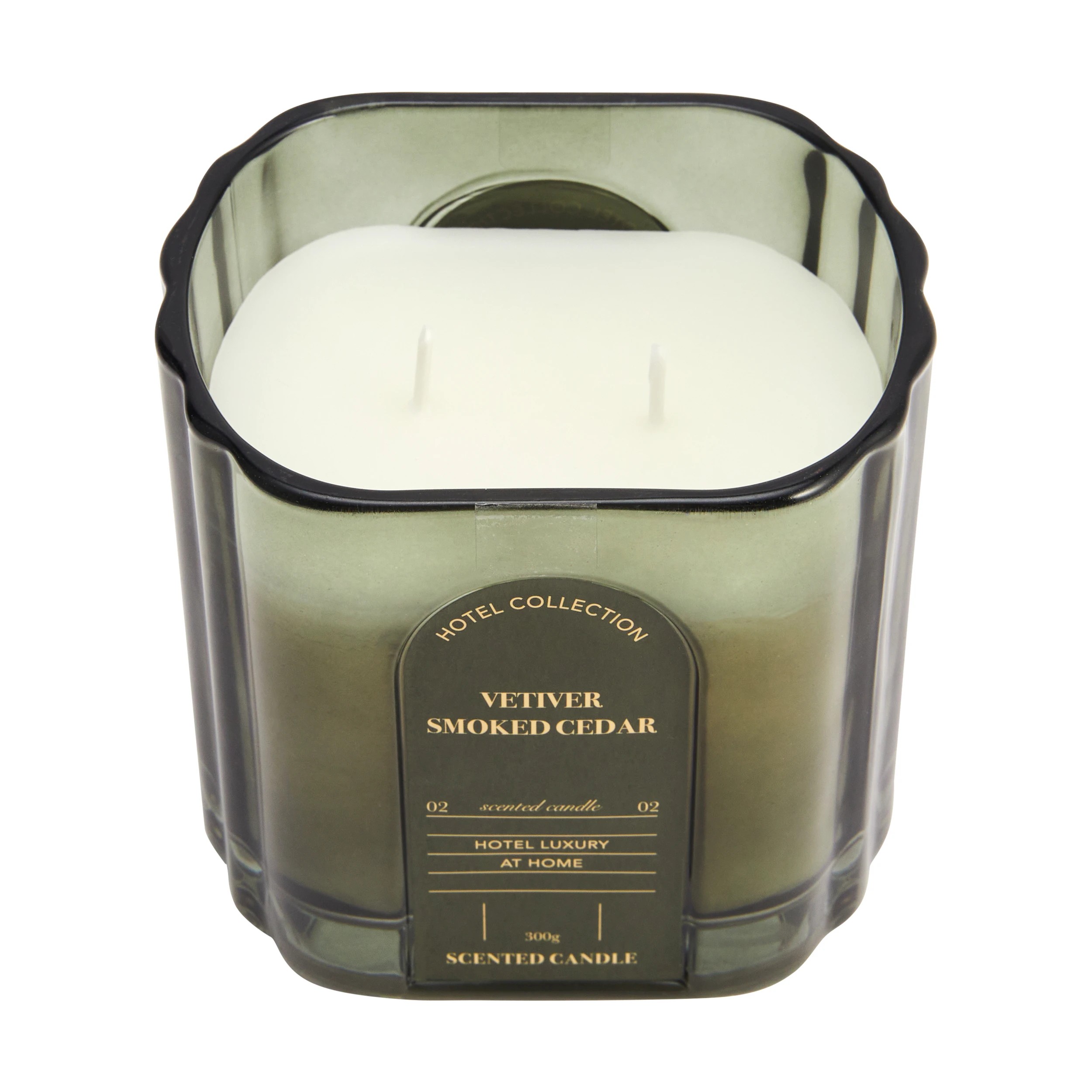 2 Vetiver Hotel Glass Candle, 2 of 4