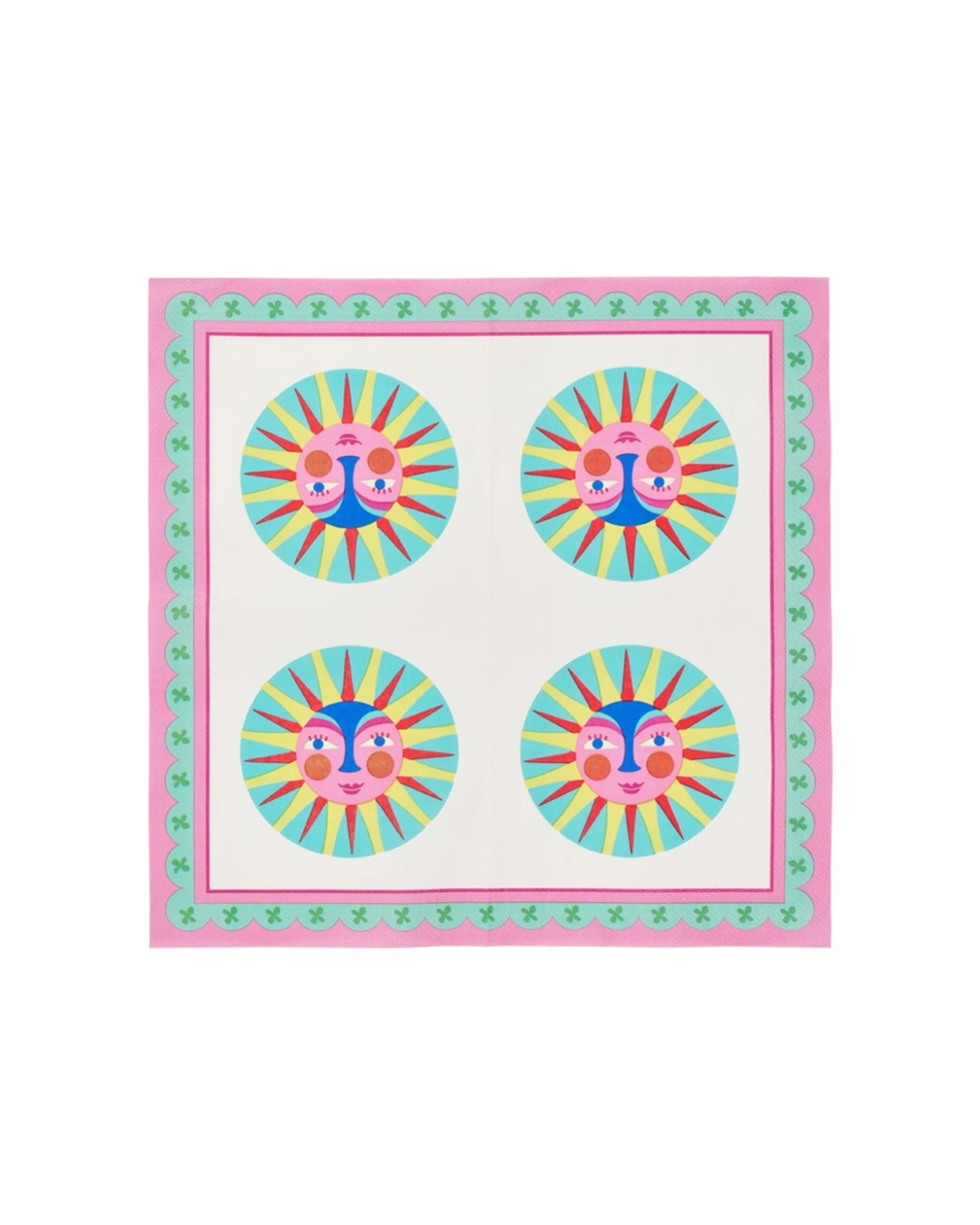 2 Annabel Trends 20pc Paper Napkins Fiesta Sun 23.5x33cm - Multi, 2 of 3