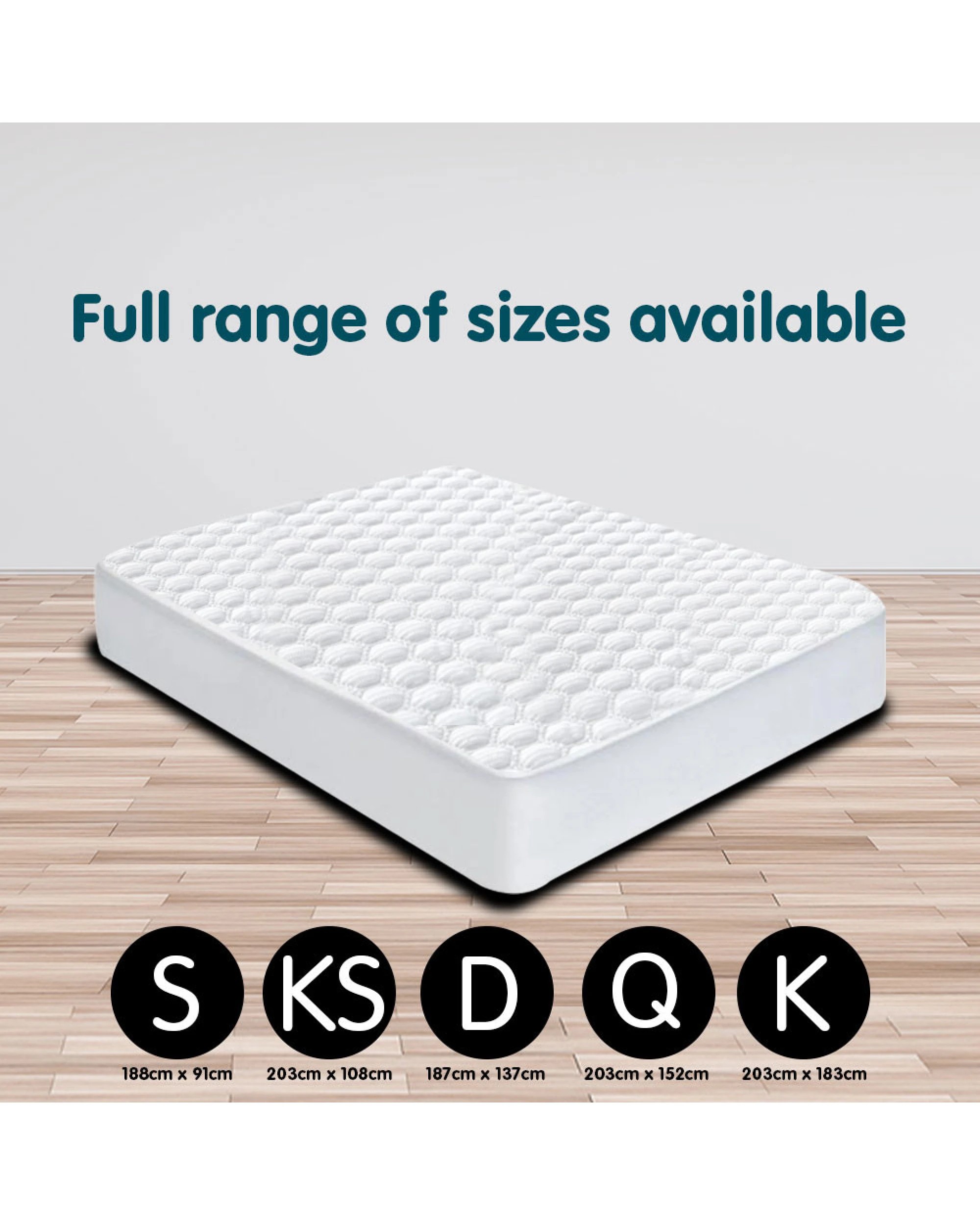 5 Laura Hill Cool Max Mattress Protector-King Single, 5 of 9