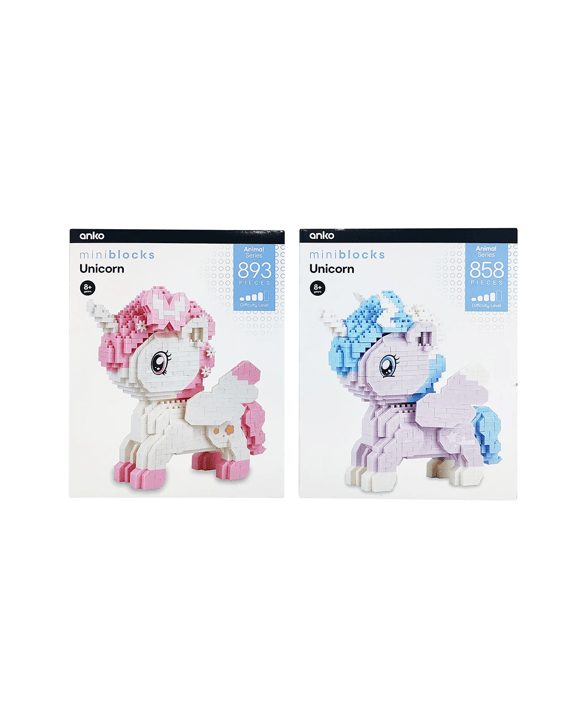 Mini Blocks Animal Series: Unicorn - Assorted
