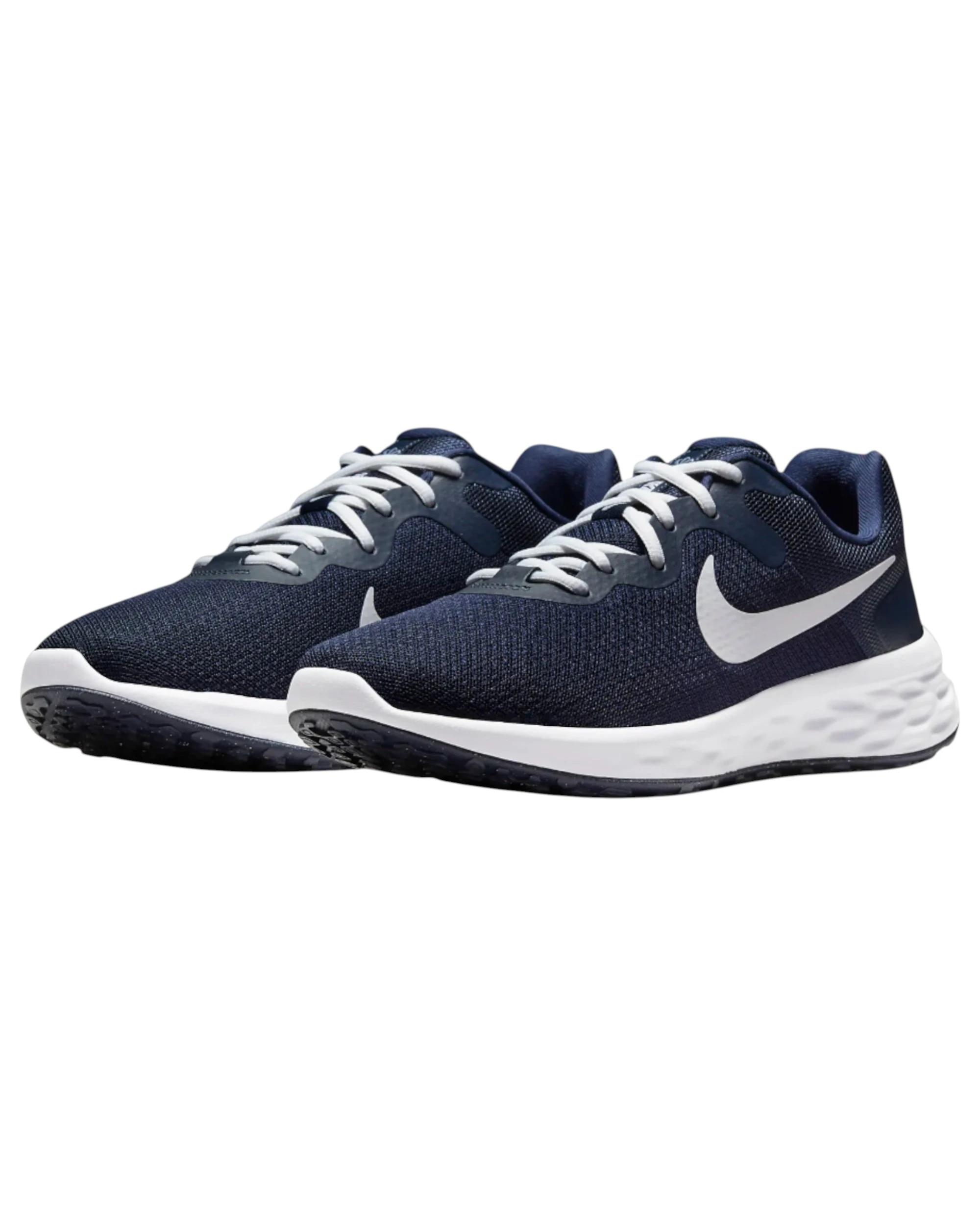 2 Nike Mens Revolution 6 Next Nature Midnight Navy/ White Athletic Running Shoes MIDNIGHT NAVY/ WHITE, 2 of 8