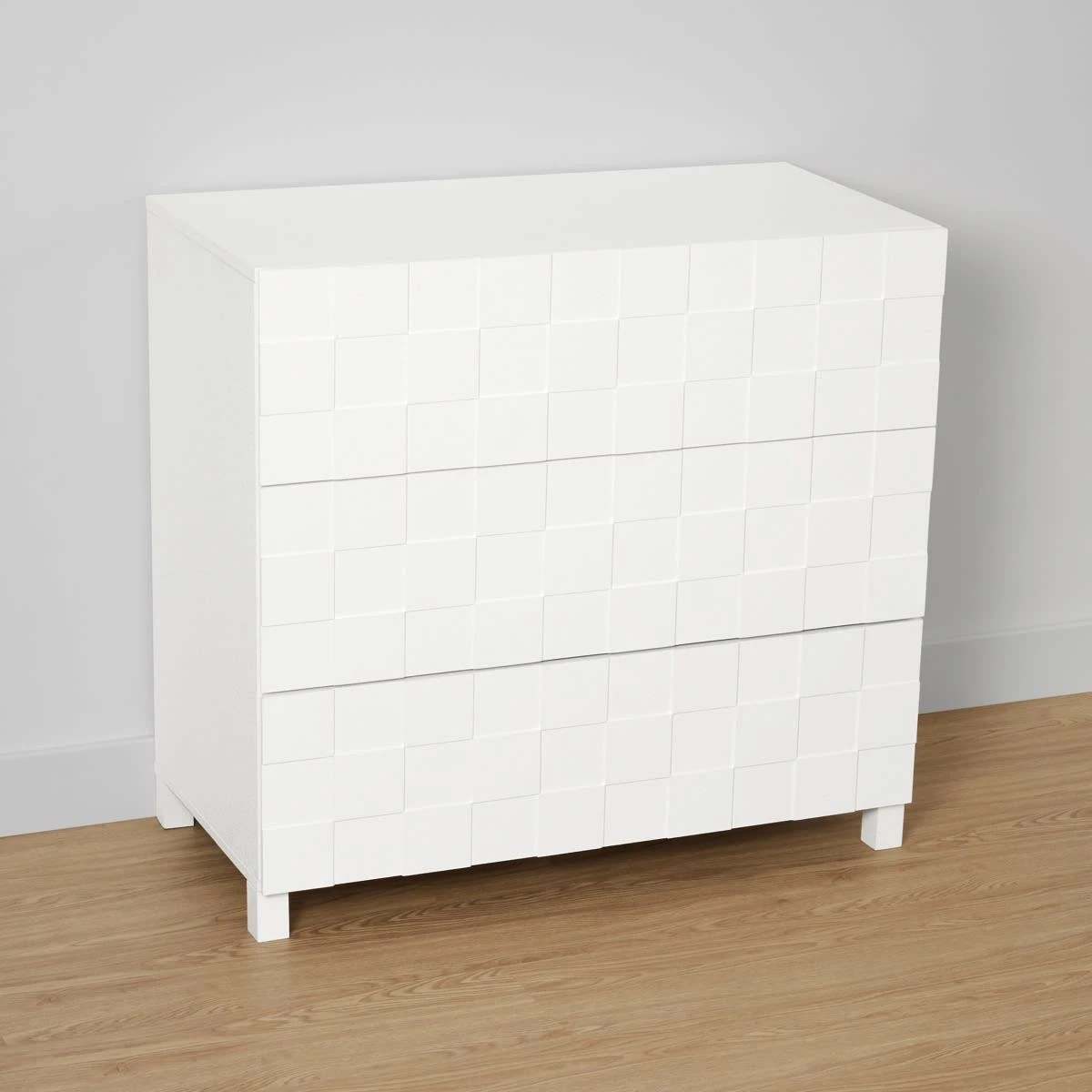 4 Chase Check 3 Drawer Chest - White, 4 of 9