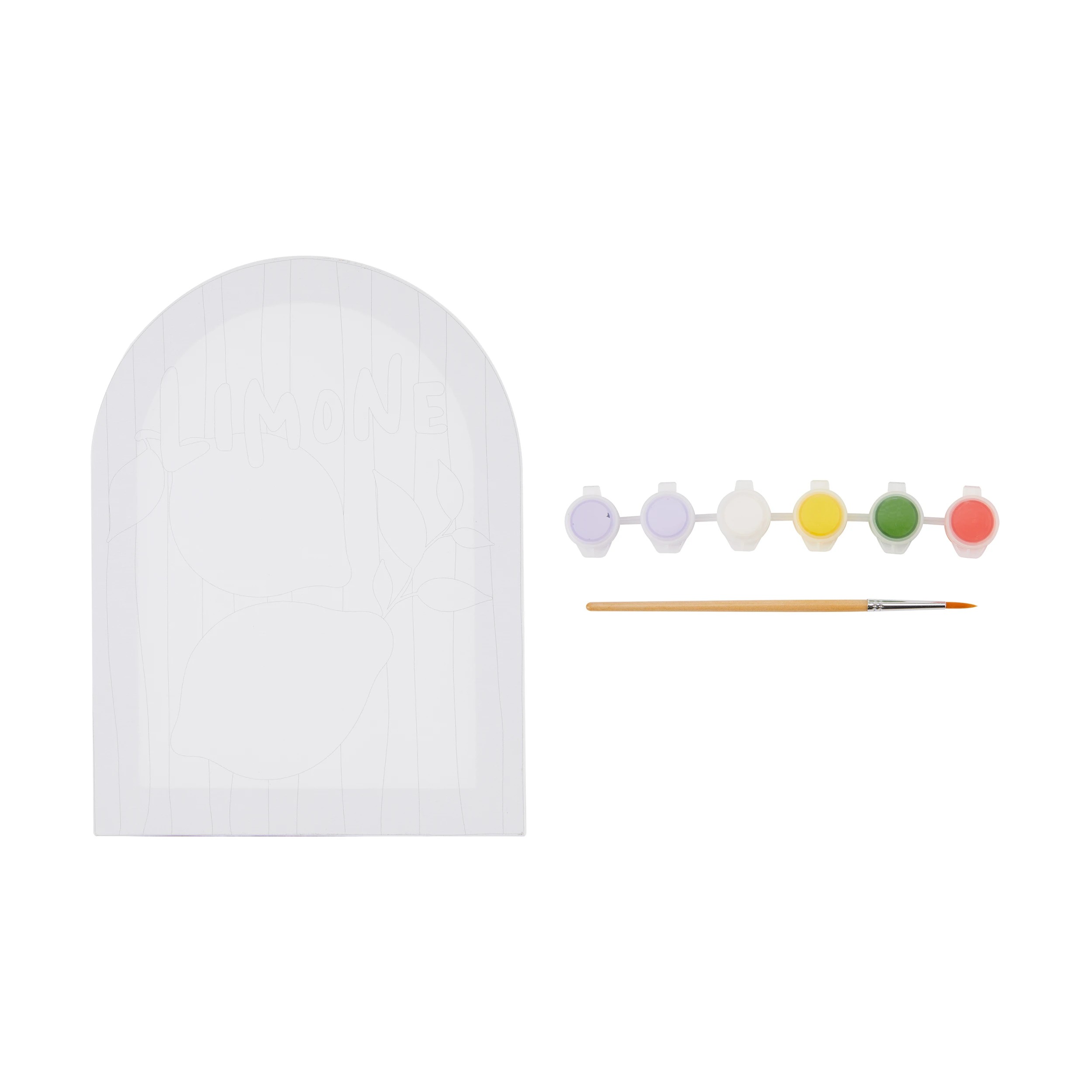 2 DIY Paint Your Own Canvas Art Kit - Lemon, 2 of 4