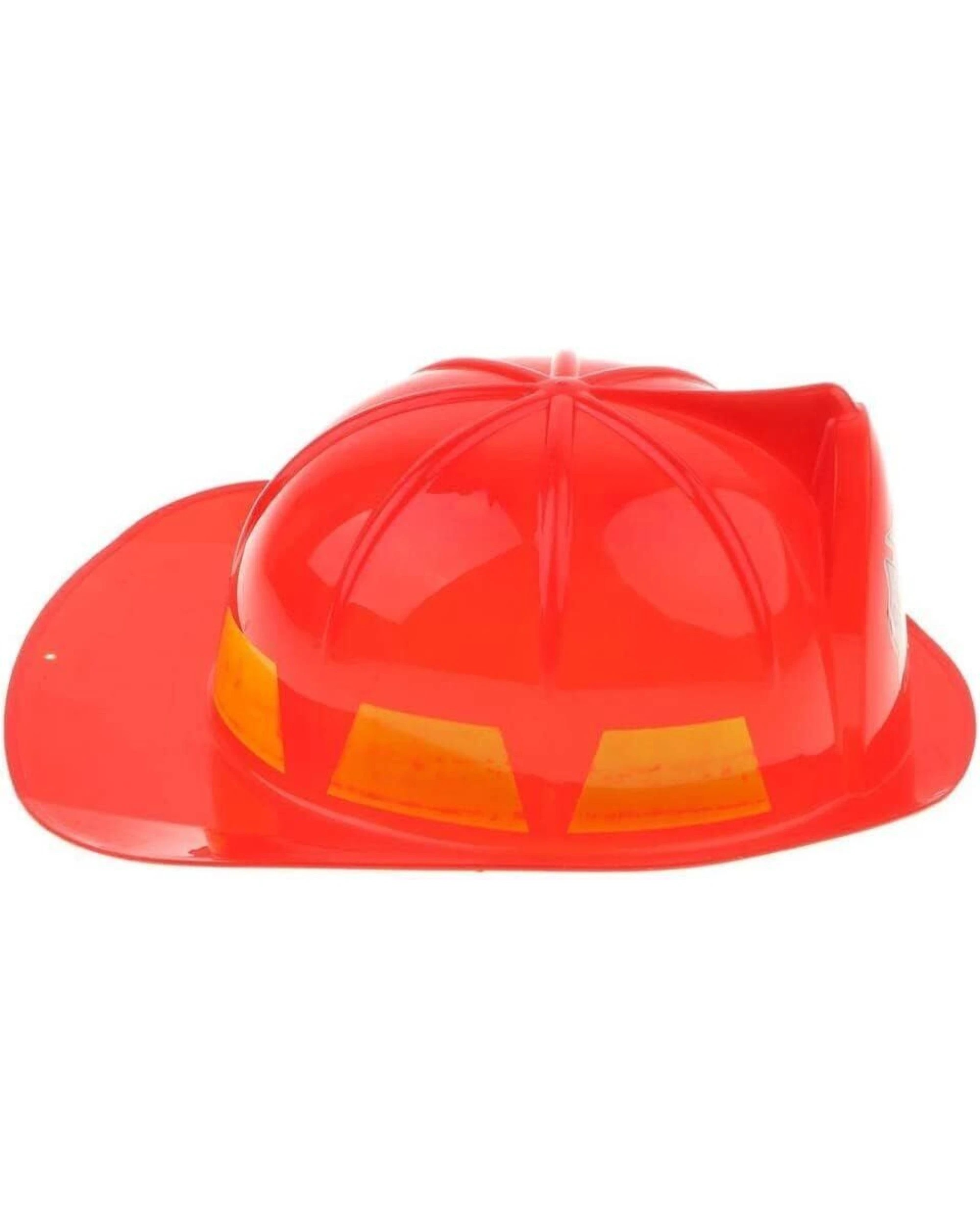 5 BR Costumes Fireman Helmet for Kids - Red Plastic Dress-Up Accessory (Pack of 12), 5 of 6