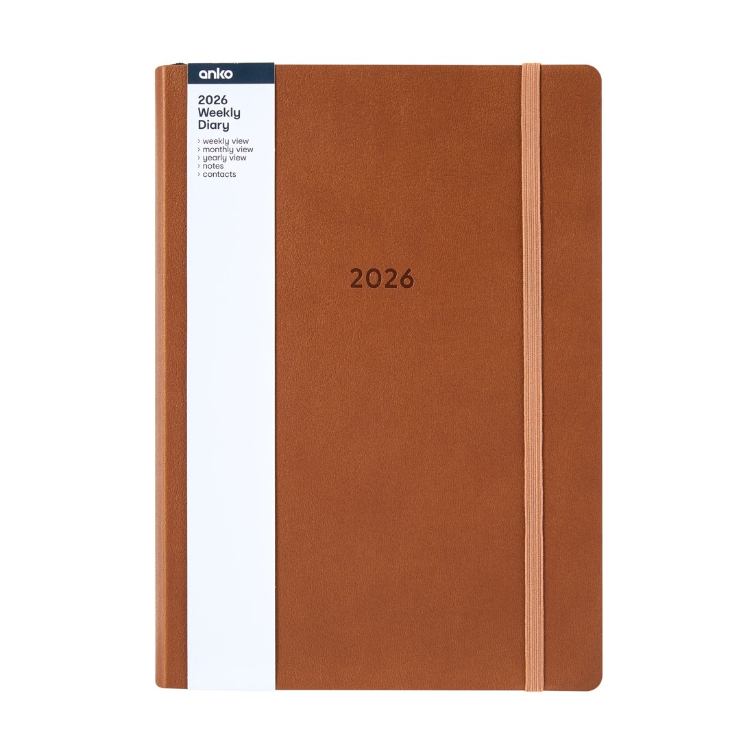 7 2026 Weekly Diary - Tan, 7 of 8