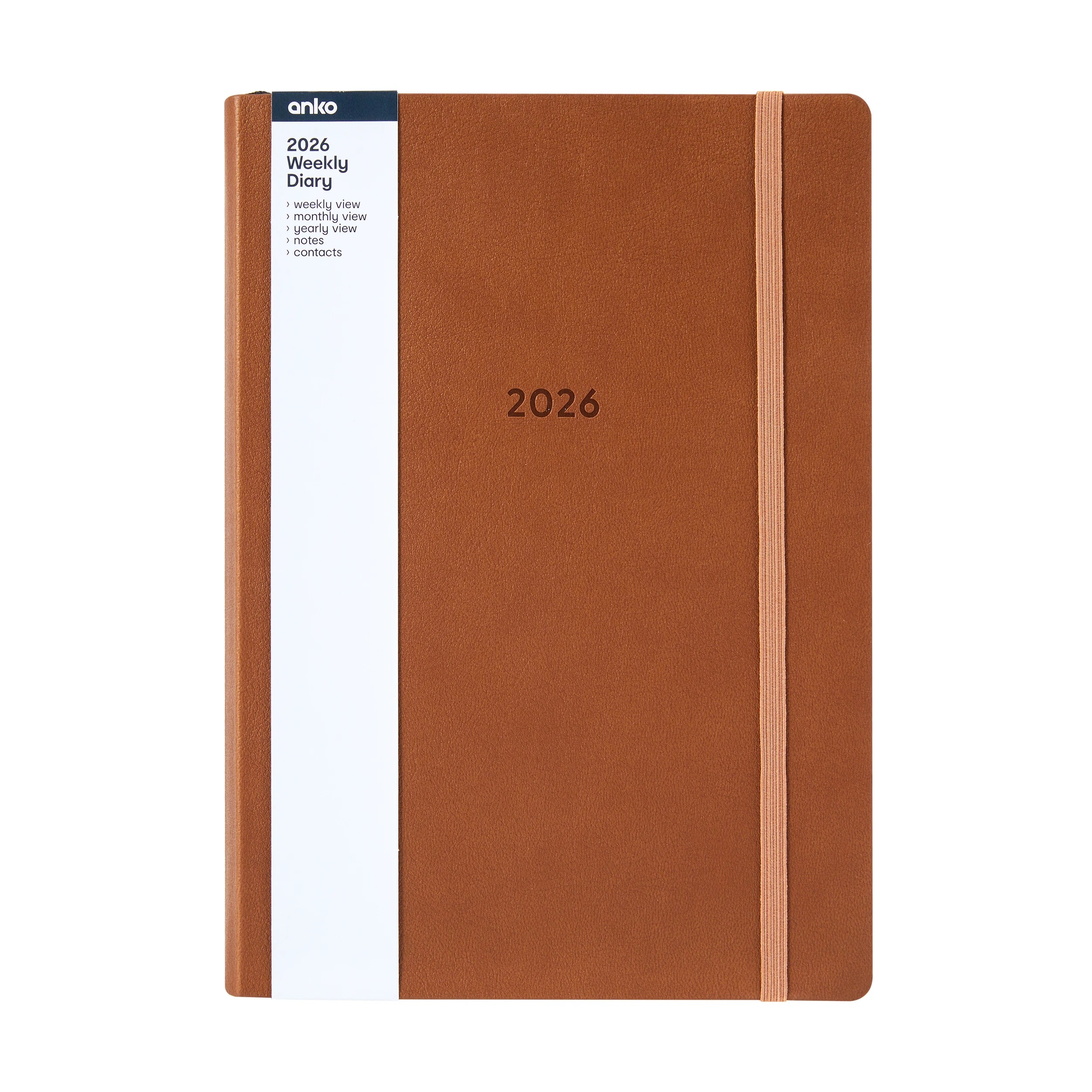 7 2026 Weekly Diary - Tan, 7 of 8