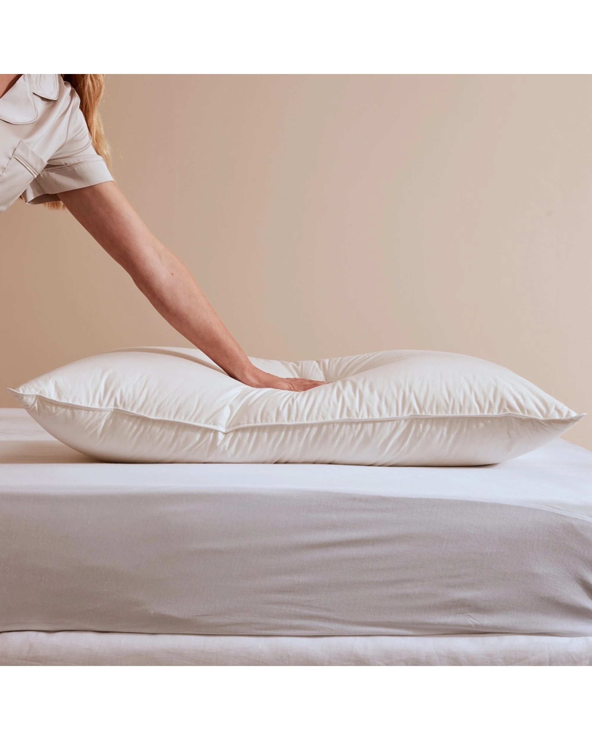 5 Bedding co German Made Hungarian Goose Down & Feather Pillow Standard - One Size - White, 5 of 6