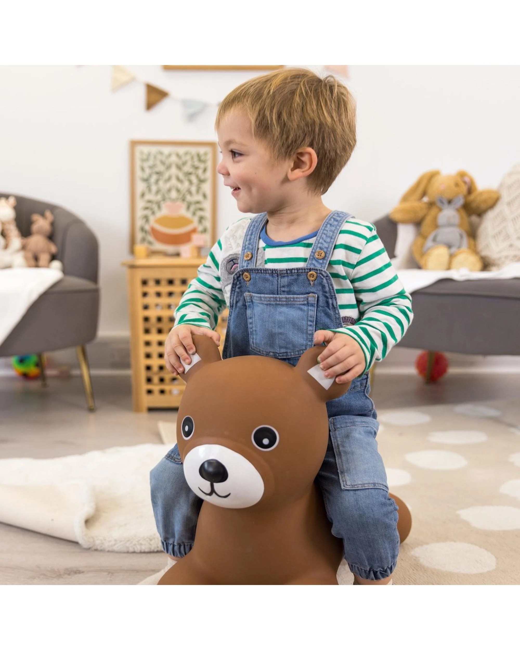 2 Happy Hopperz Brown Teddy Bear - Brown, 2 of 3