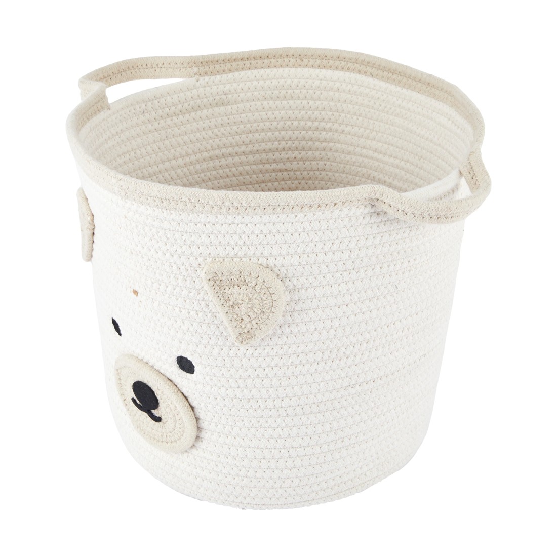 1 Novelty Storage Basket - Beige, 1 of 6