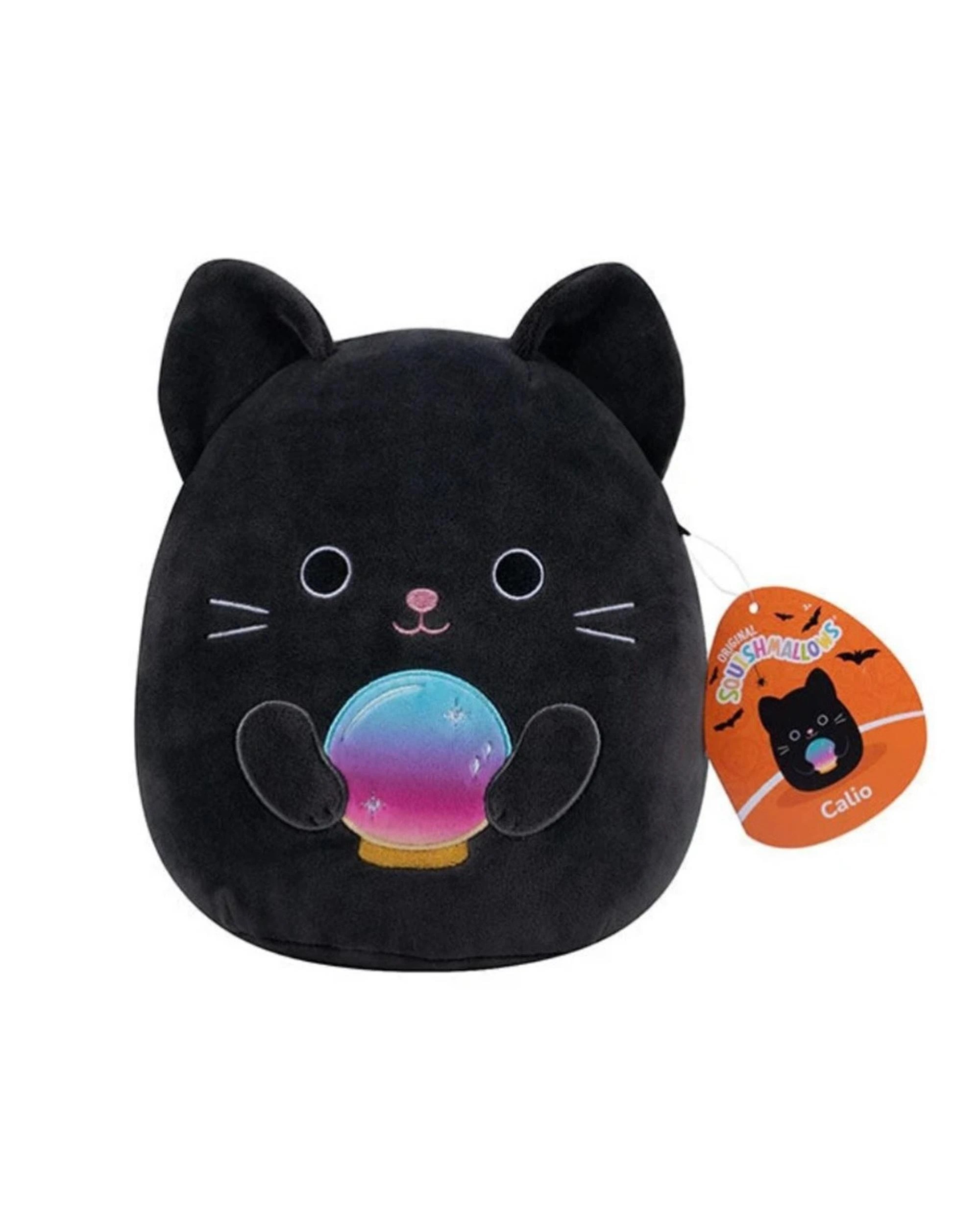 1 Squishmallows Halloween Calio the Black Cat with Crystal Ball 7.5 inch Plush, 1 of 3