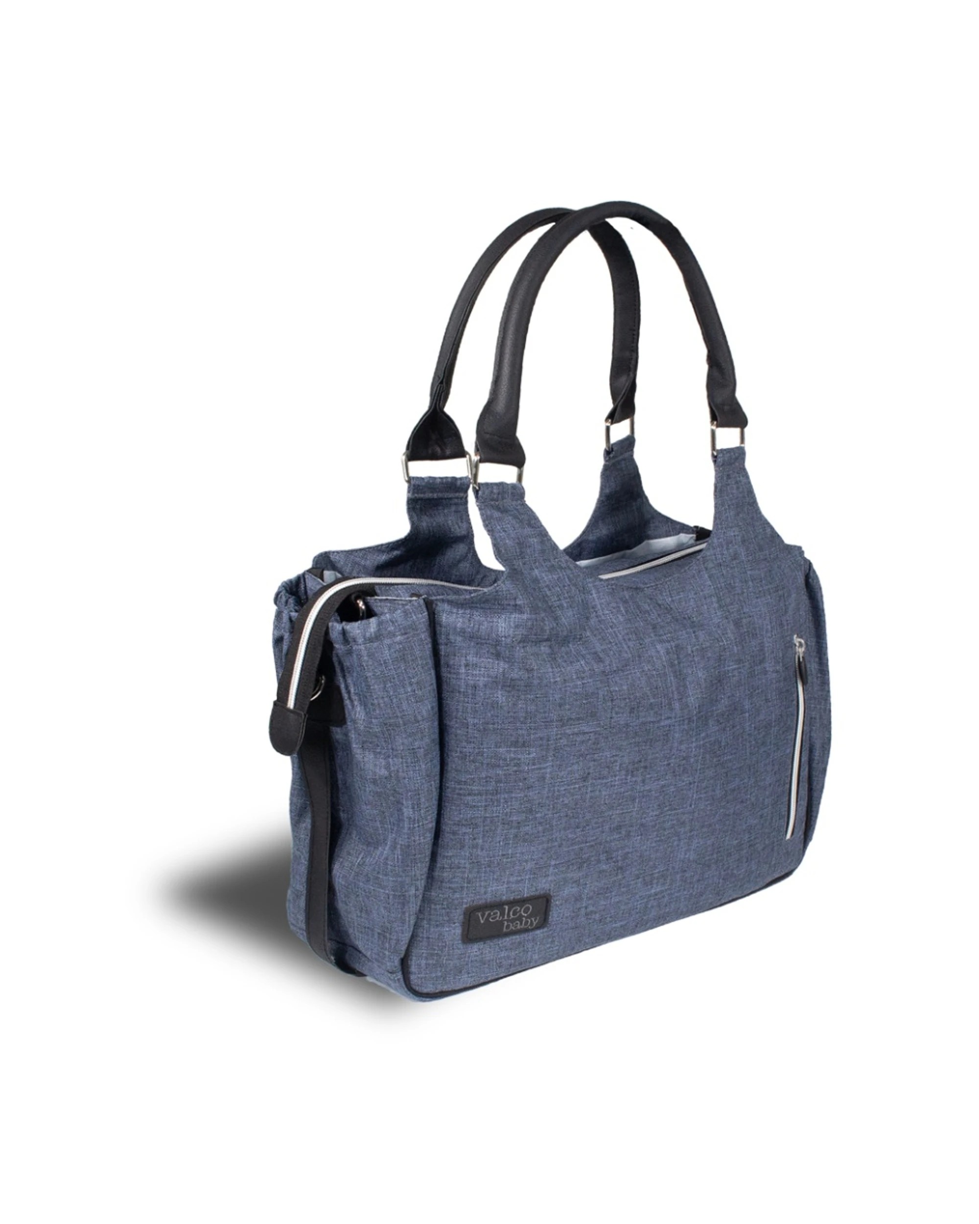 4 Valcobaby Pram Stroller Nappy Bag With Changing Pad Insulated Bottle Case - Blue, 4 of 9