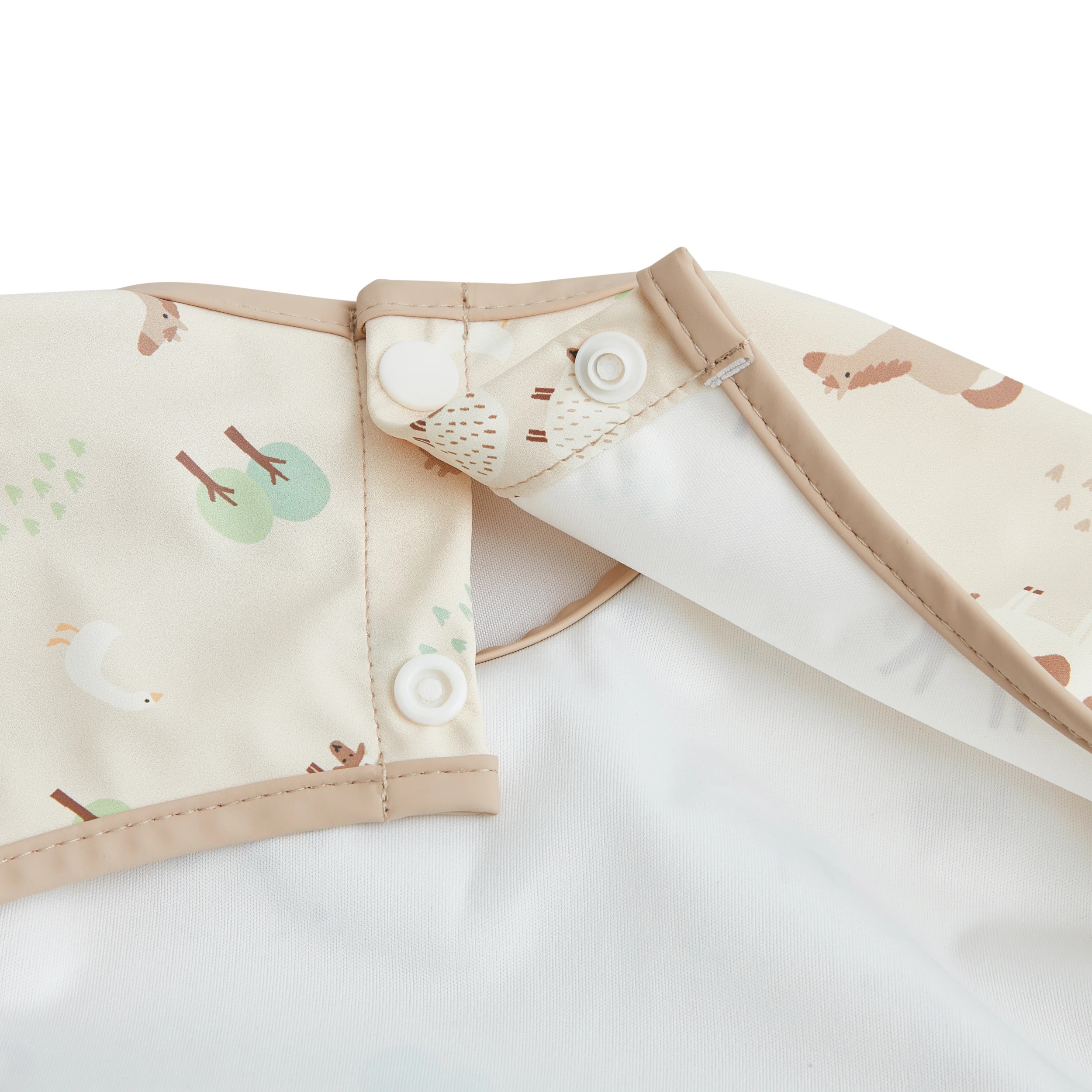 4 Big Softies Long sleeve wipe free bib, 4 of 5