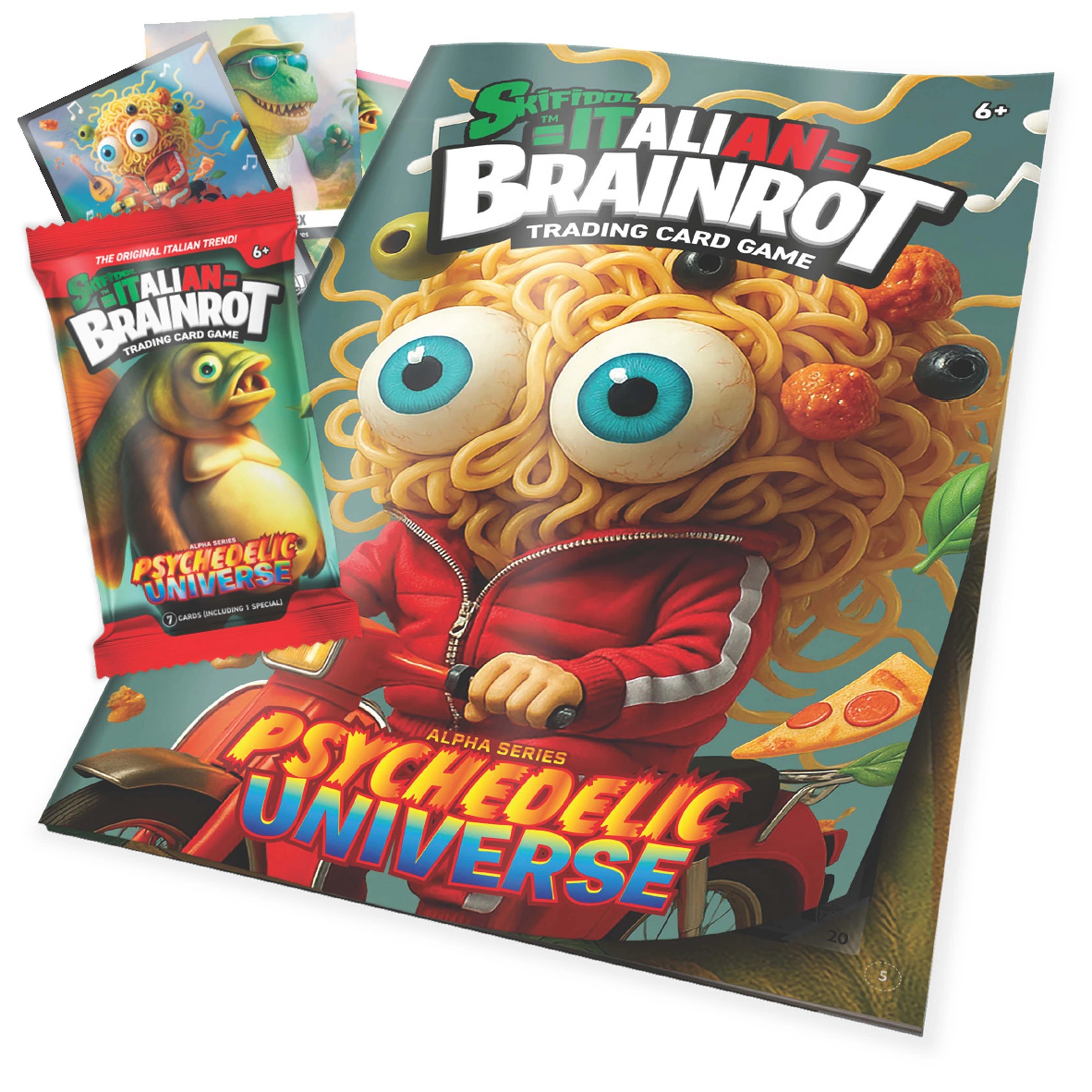 1 Skifidol Italian Brainrot Trading Card Game Blister - Assorted, 1 of 4