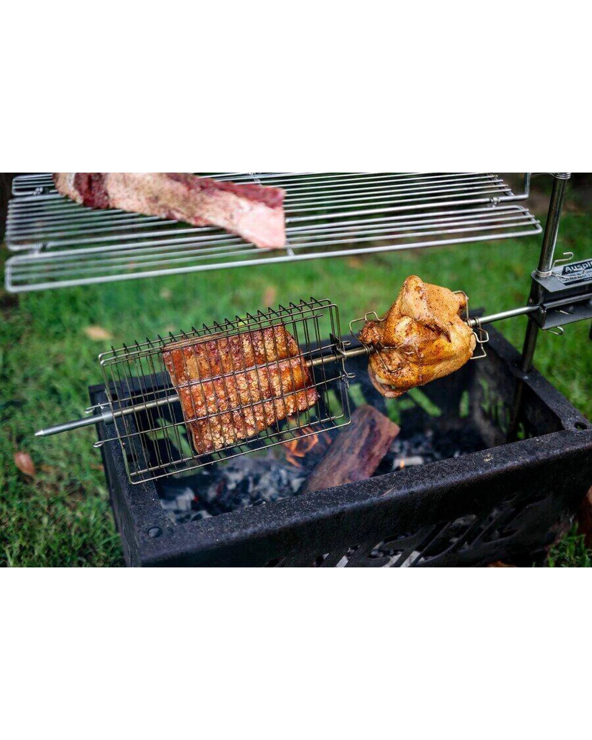 7 Auspit Squeezeloc Spike Rotisserie Prong Fork 70mm, 7 of 10