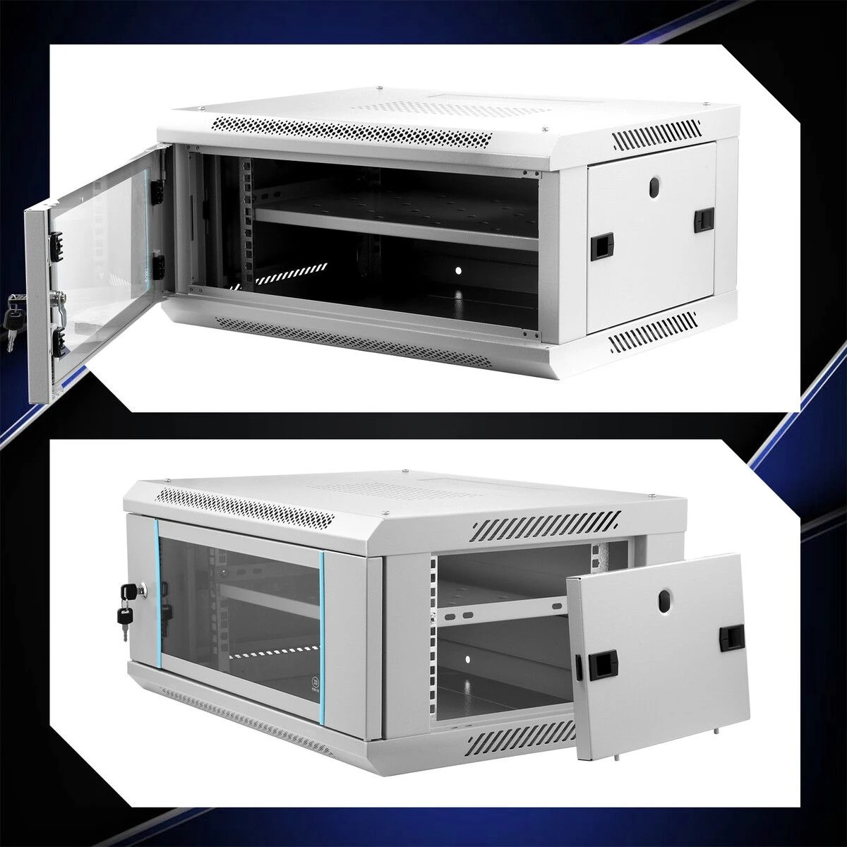 3 Ausway 4U Network Server Cabinet Wall Mount, 3 of 5