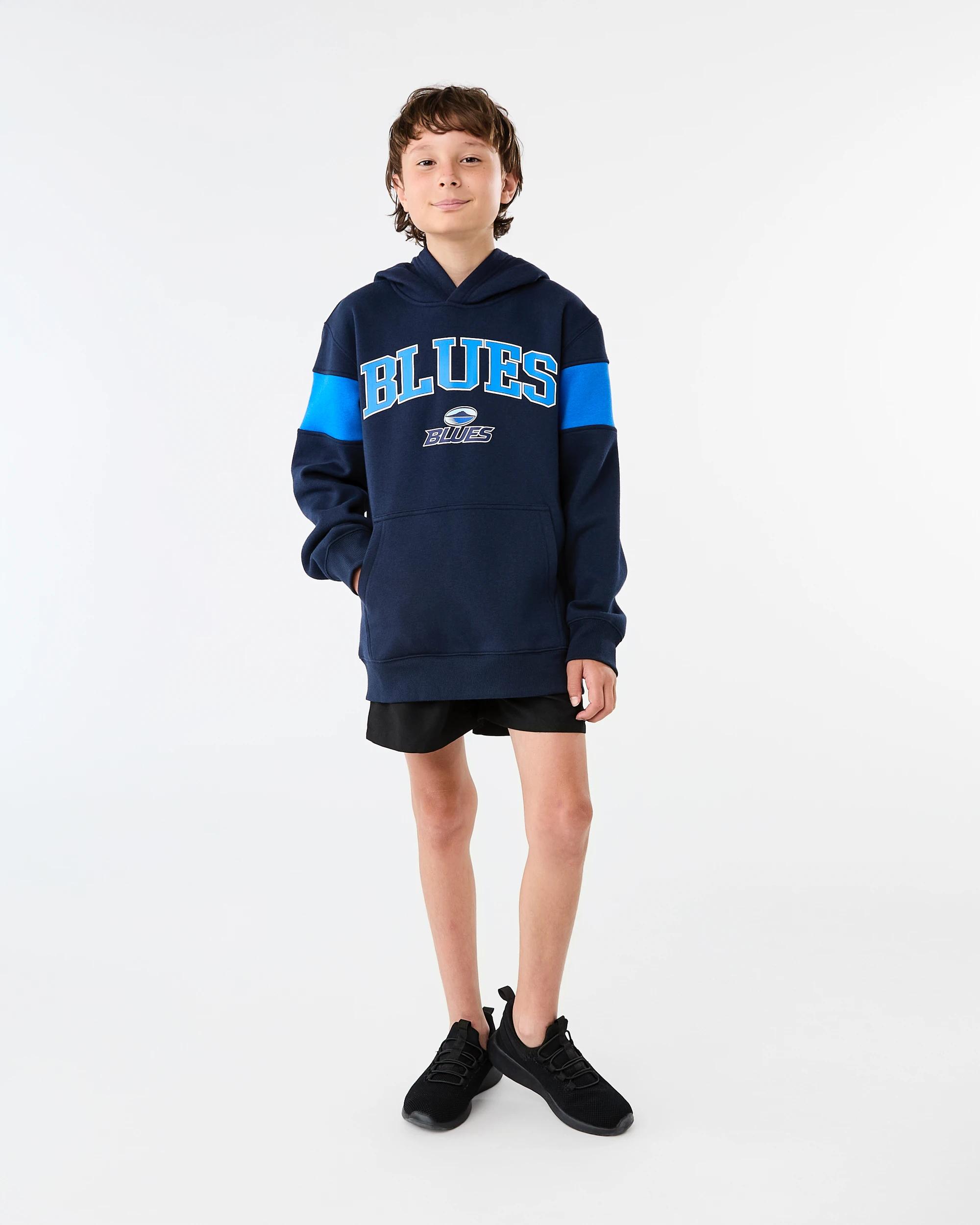 1 Official Super Rugby Youth Hoodie Blues, 1 of 8