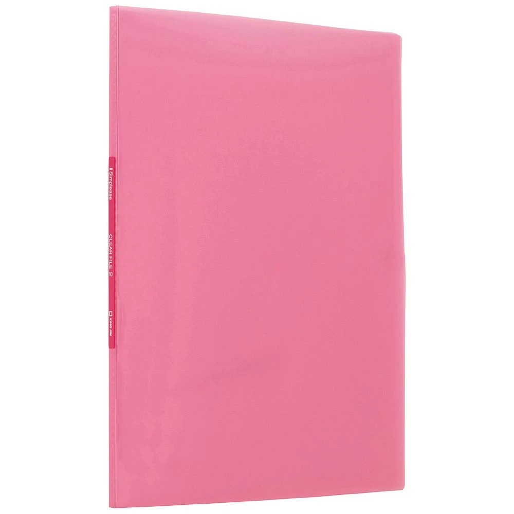 1 King Jim Fixed Display Book 10 Pockets Gloss Pink, 1 of 3