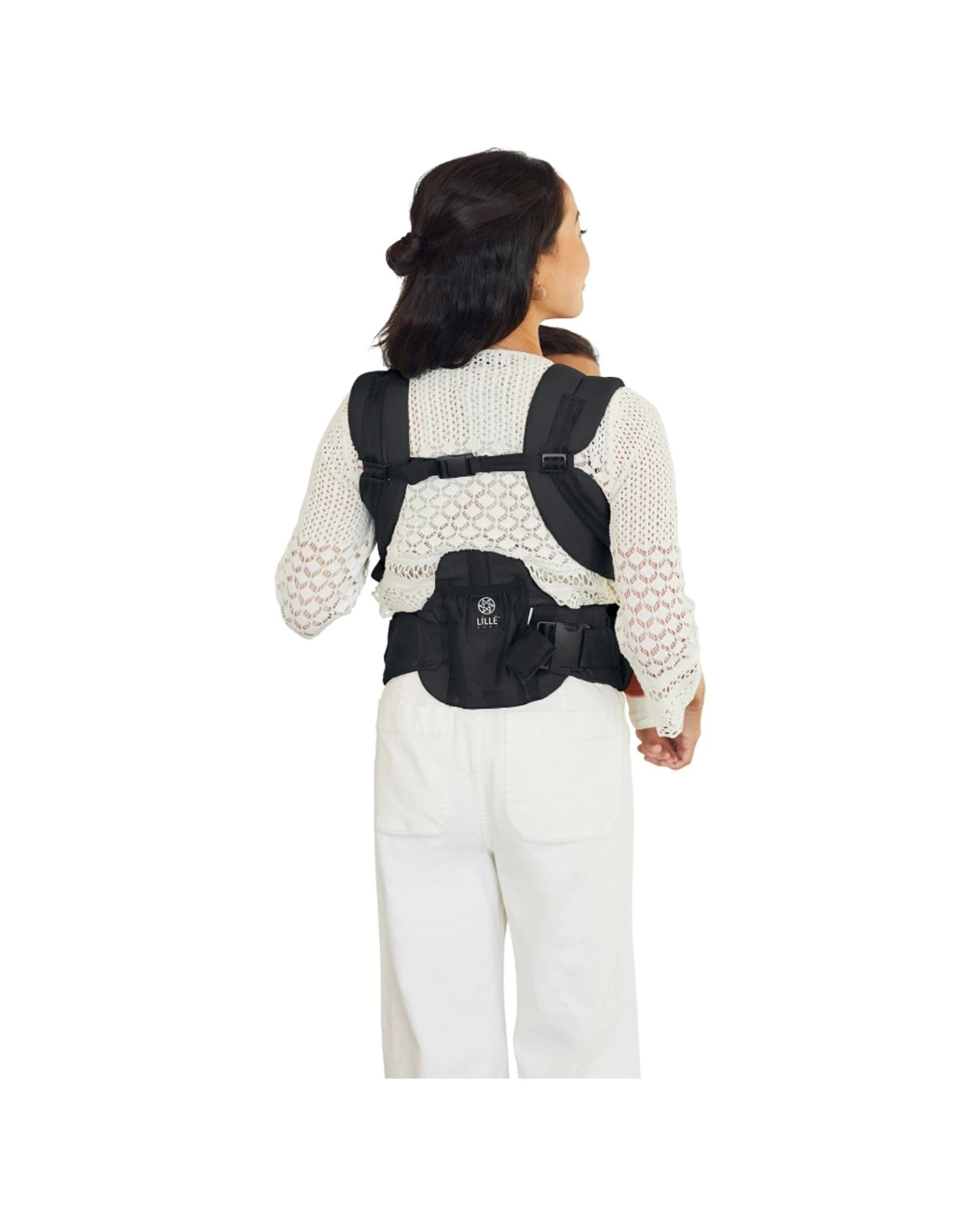 2 LilleBaby Babystudio Elevate 6-in-1 Hip Healthy Baby Newborn Adjustable - Black, 2 of 4