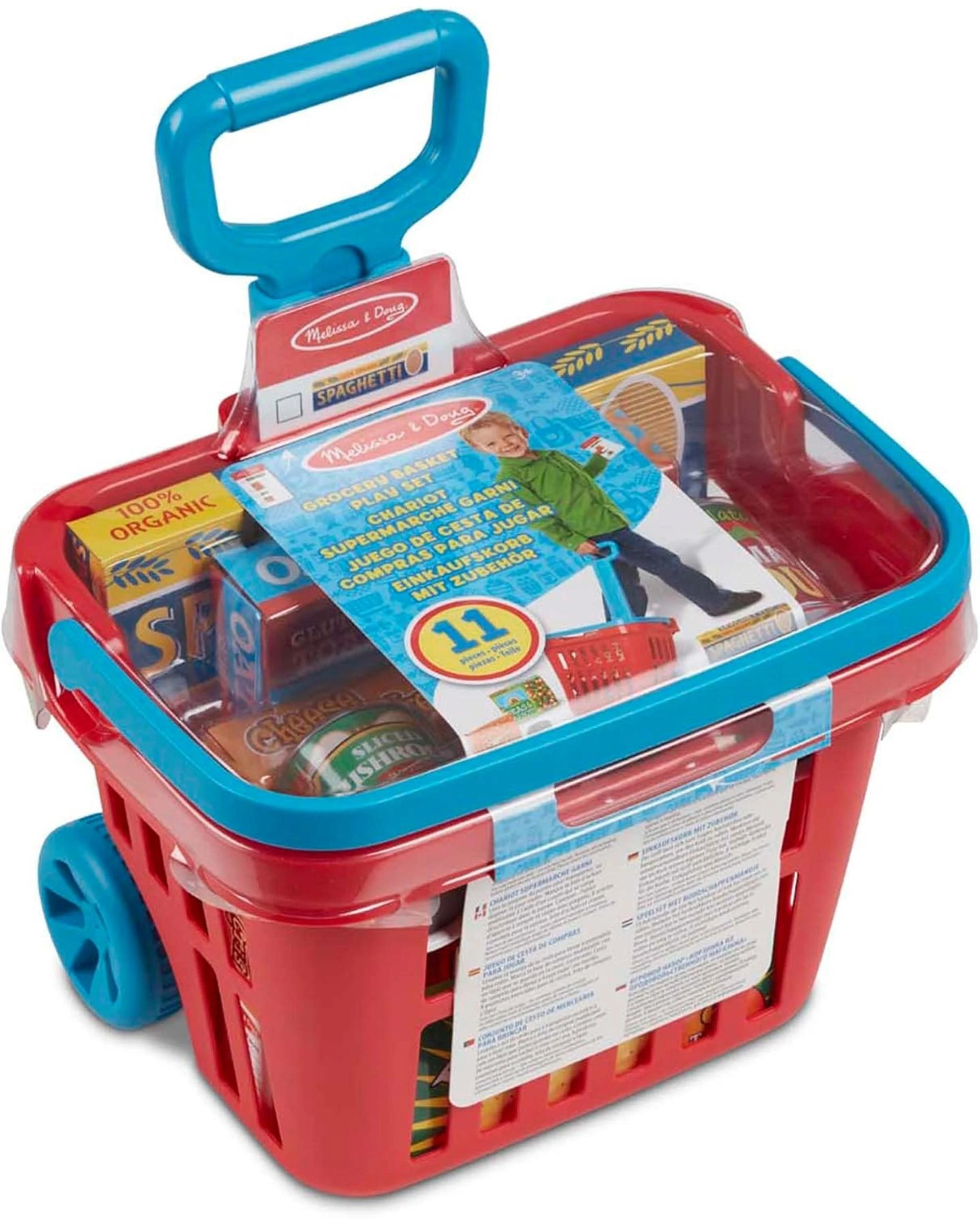 1 Melissa and Doug Fill and Roll Grocery Basket Play Set, 1 of 5