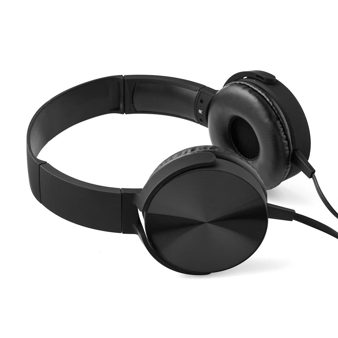 4 On-Ear Wired Headphones - Black, 4 of 9