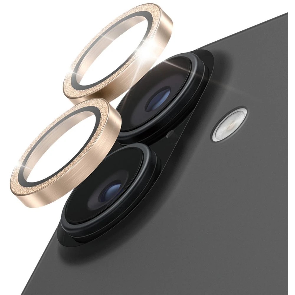 2 PanzerGlass Hoops Camera Lens Protector iPhone 17 Gold, 2 of 3