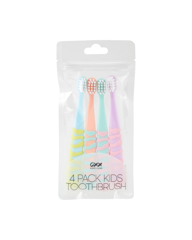 OXX Bodycare 4 Pack Kids Toothb