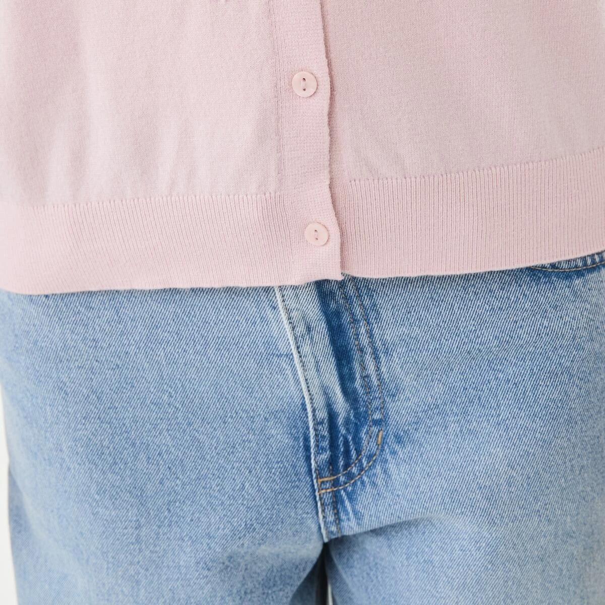 6 Lightweight Crew Neck Cardigan SOFT BLOSSOM, 6 of 6