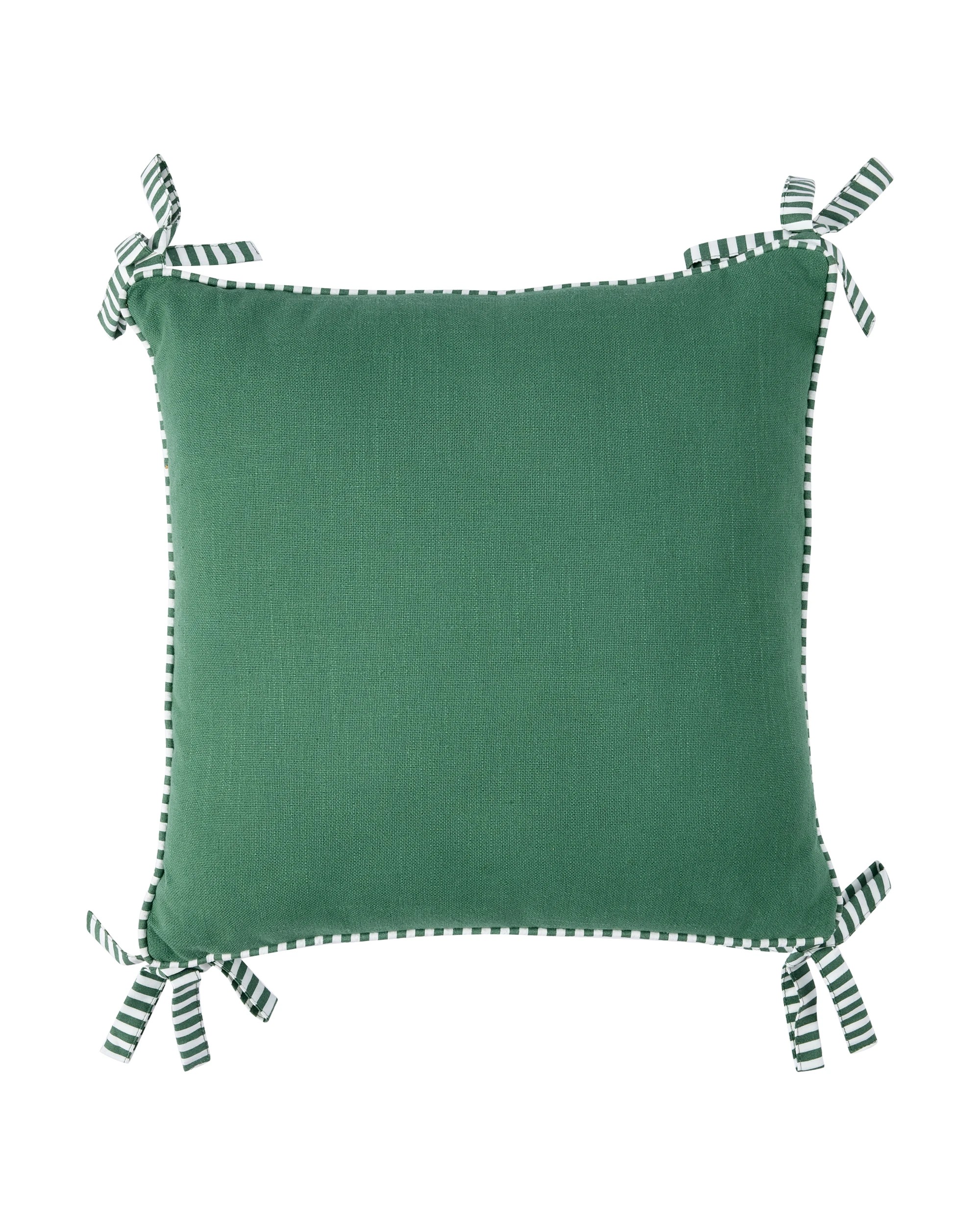 1 43cm Bow Cushion - Pesto, 1 of 4