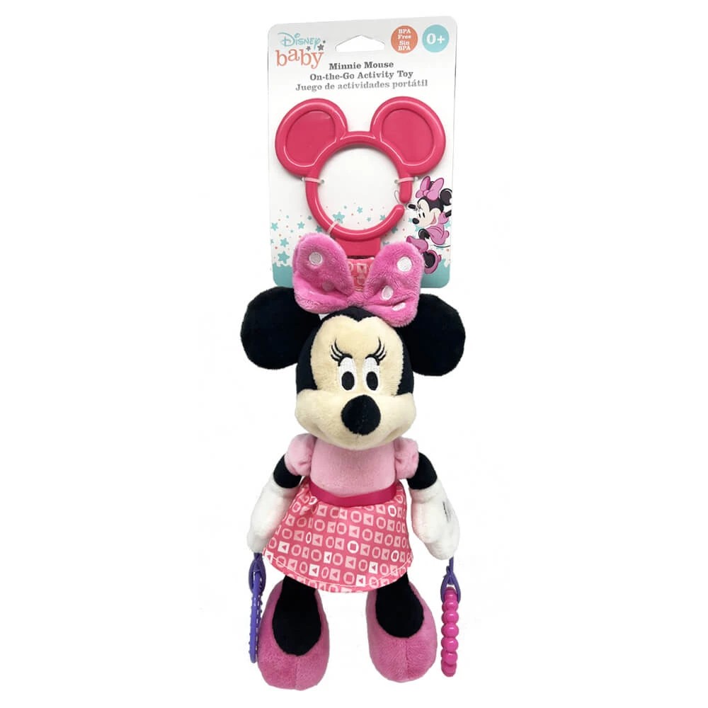 1 Disney Baby - Minnie Mouse On-the-Go Activity Toy - Pink, 1 of 3