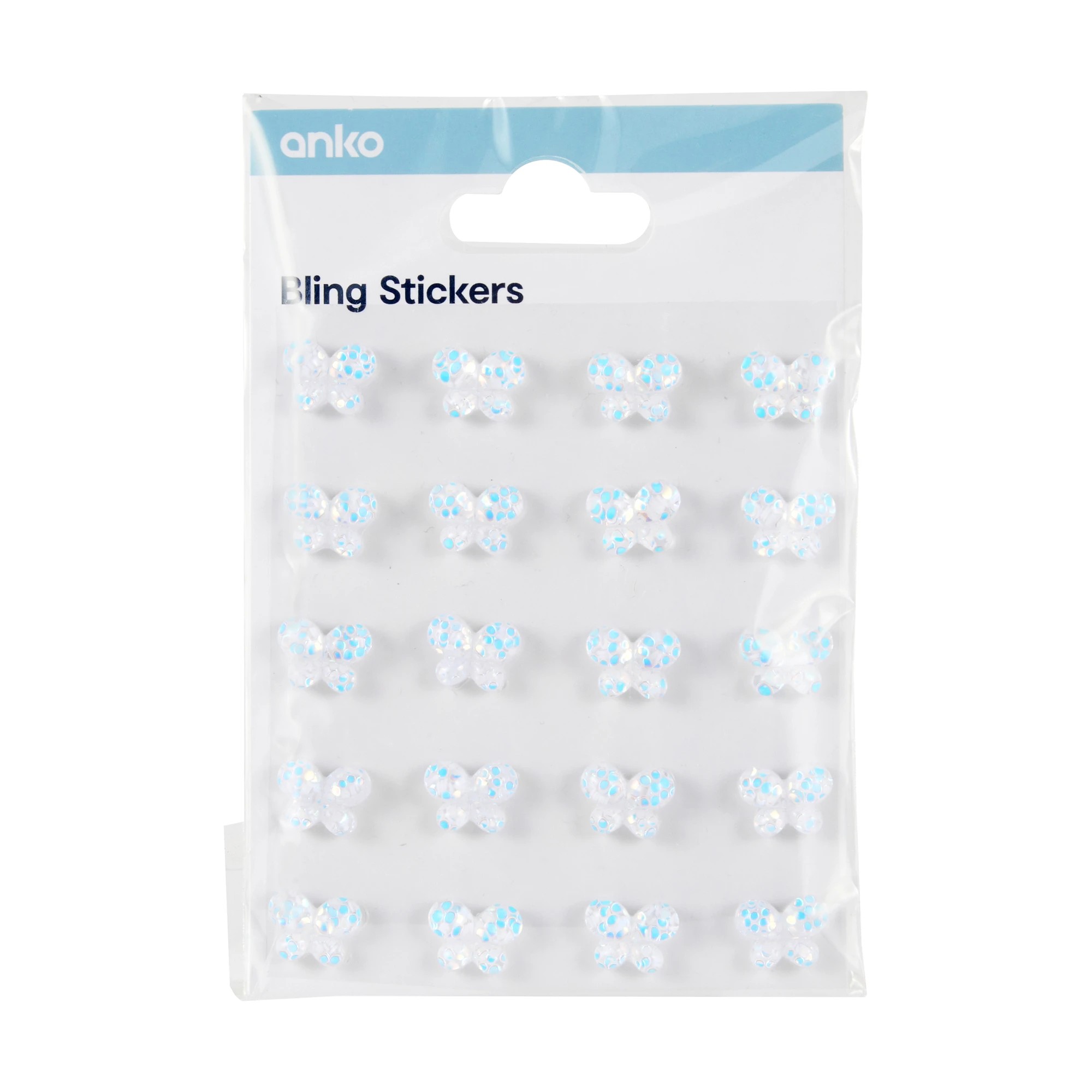 1 Bling Stickers - Butterfly, 1 of 2