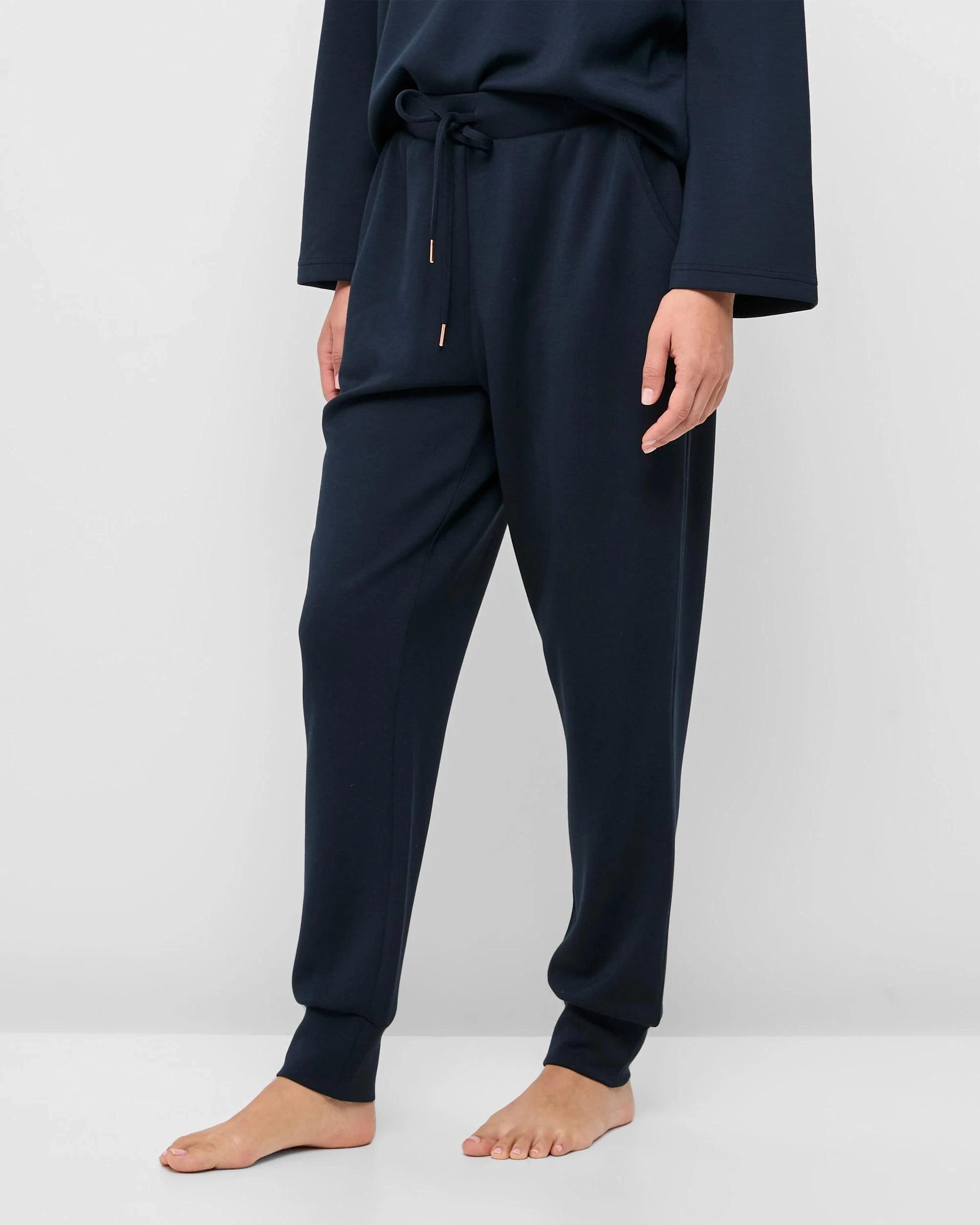 4 Target Woman Modal Blend Sleep Jogger Pants NAVY BLUE, 4 of 10