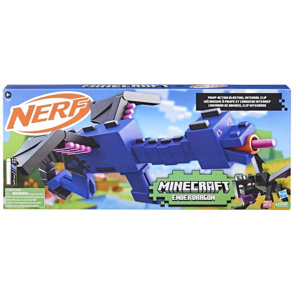 1 NERF Minecraft Ender Dragon Blaster, 1 of 3