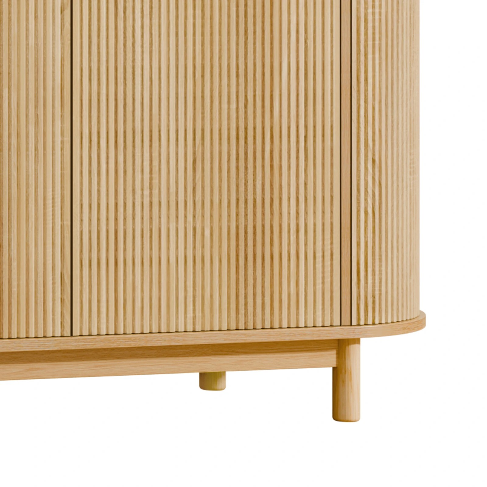 8 Alfordson Buffet Sideboard Cabinet Storage Cupboard Pantry Kitchen - Oak, 8 of 10